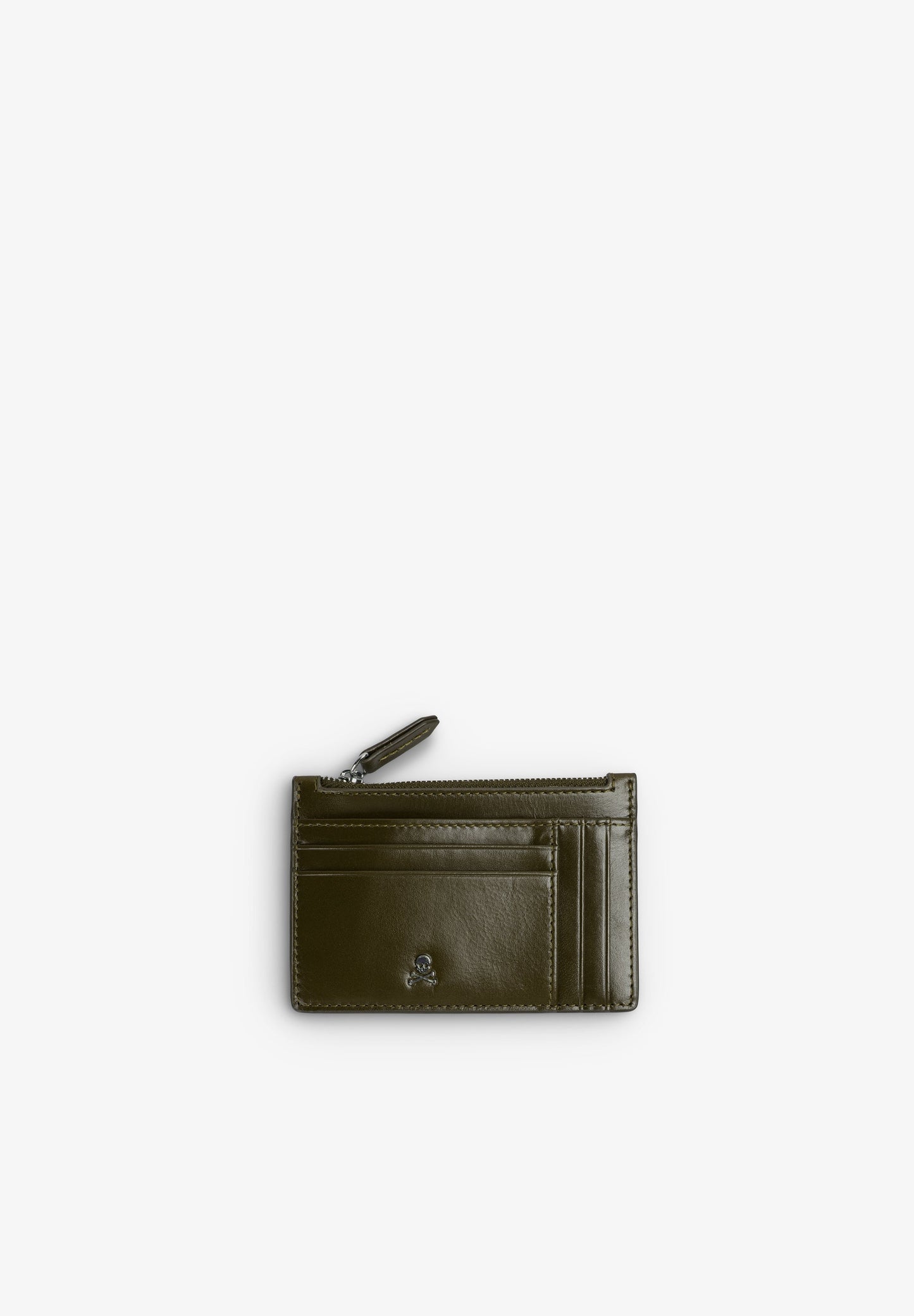 LEATHER CARD HOLDER WITH ZIP