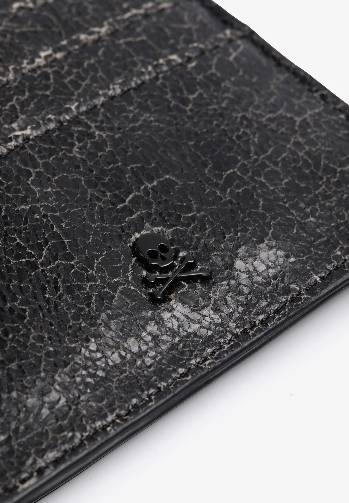 BRIEFTASCHE MIT ANIMAL-PRINT UND TOTENKOPF