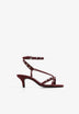 ABSATZSANDALEN MIT STRASS