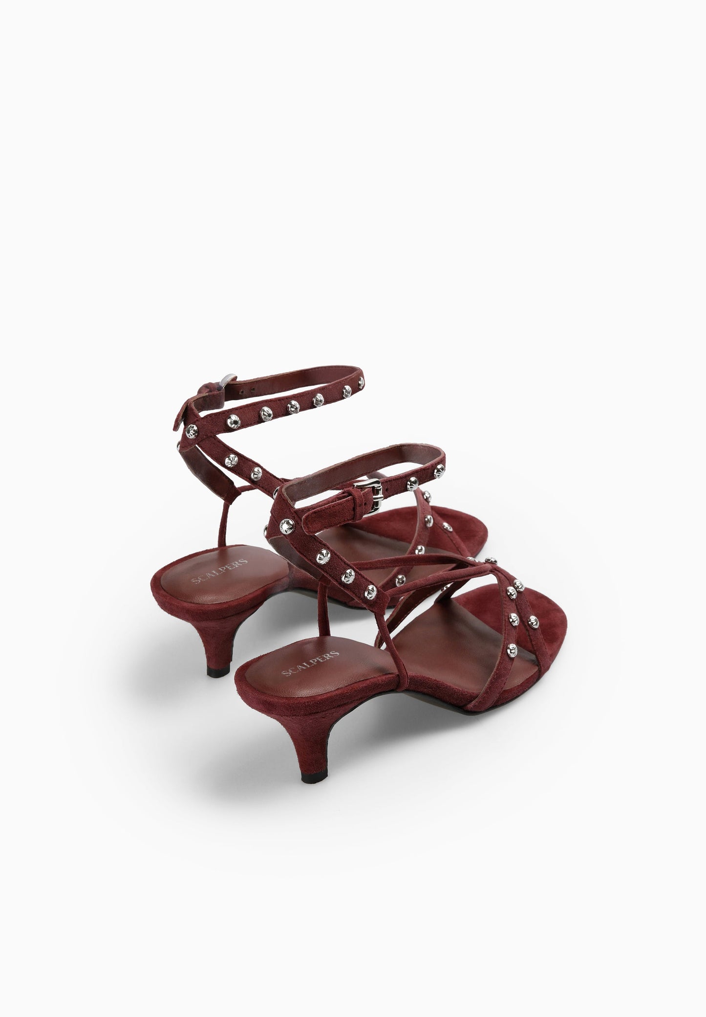 HEELED SANDALS WITH RHINESTONES