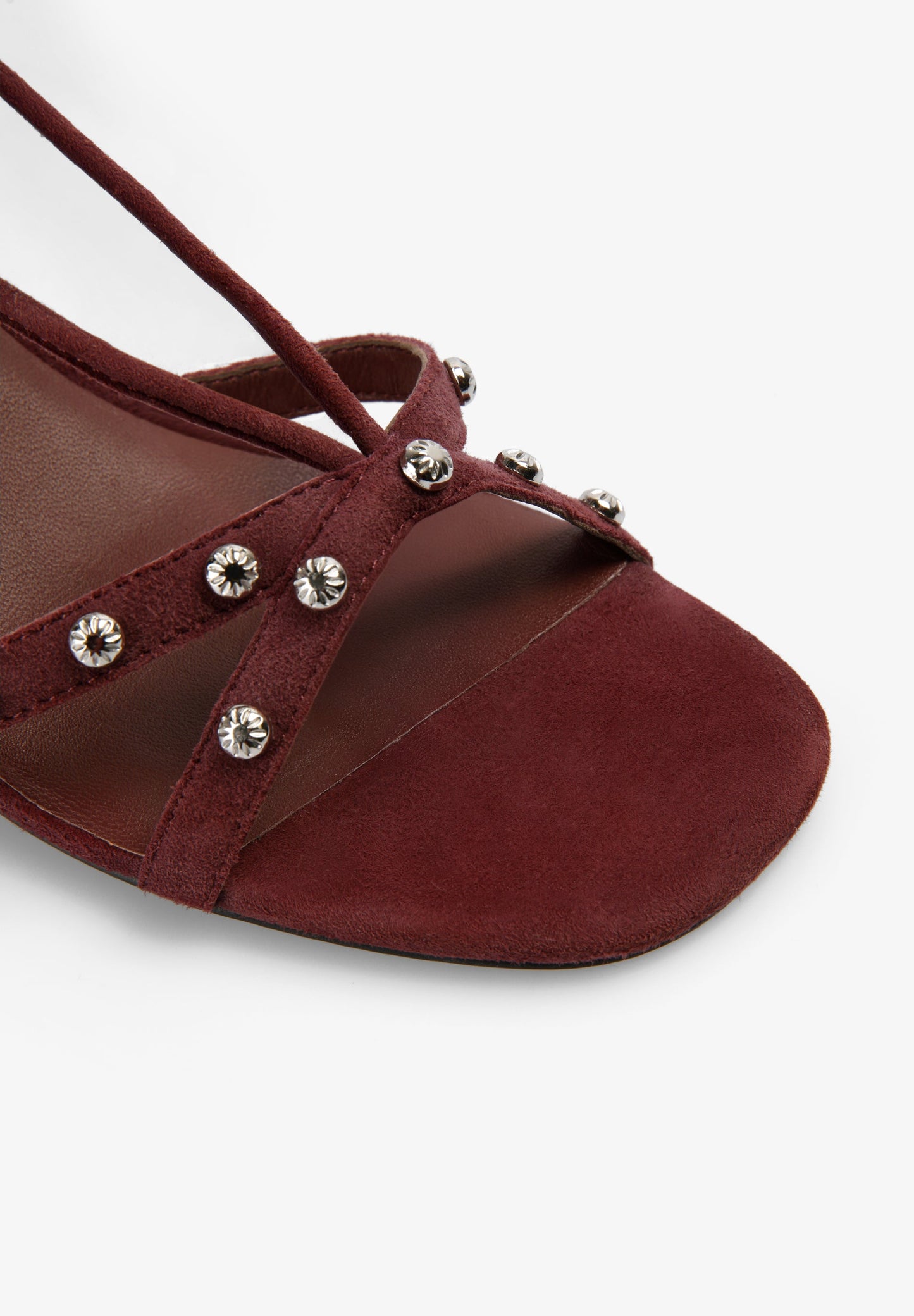 SANDALES À TALON STRASS