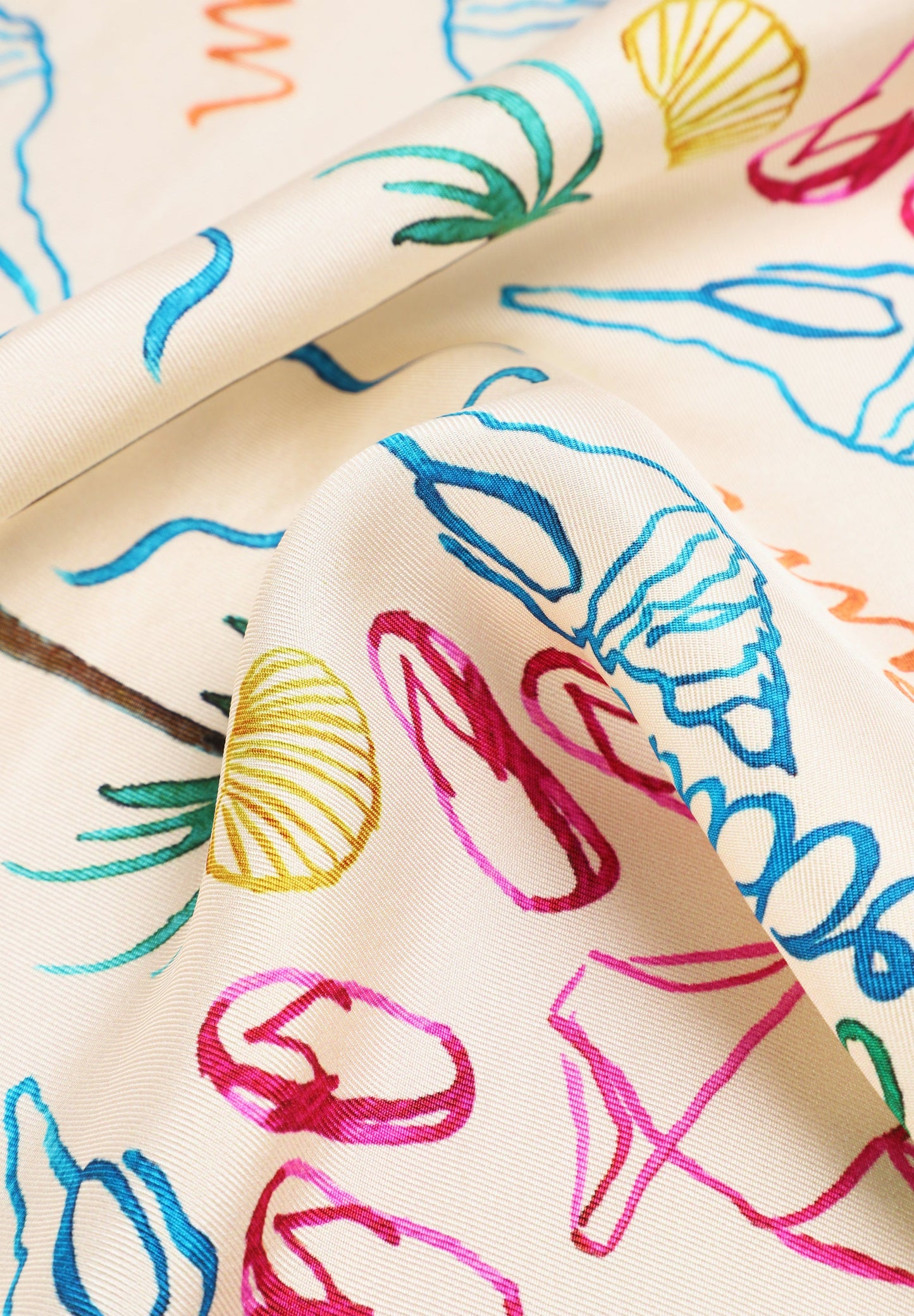 100% SILK PRINTED SCARF