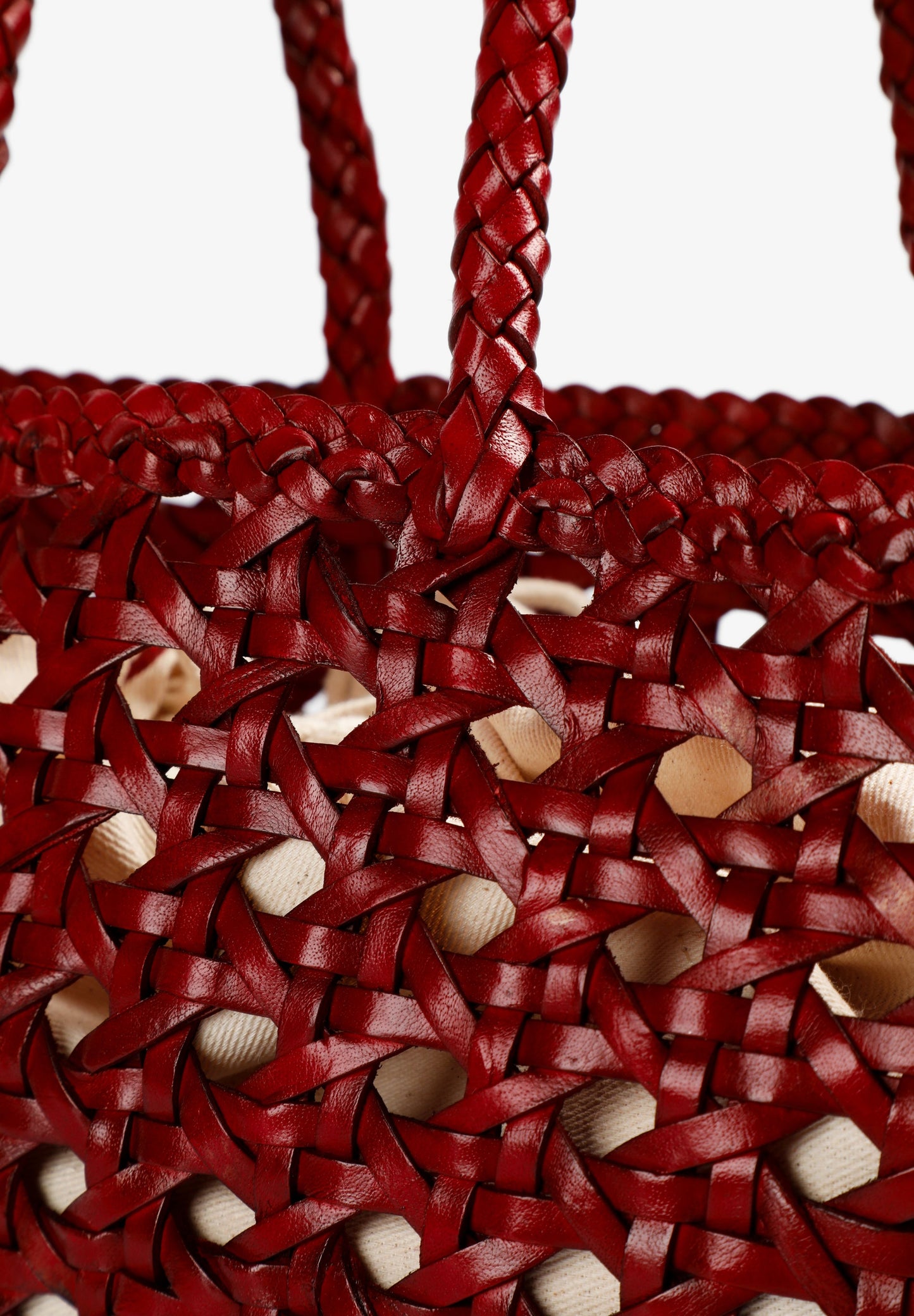 BRAIDED LEATHER BAG