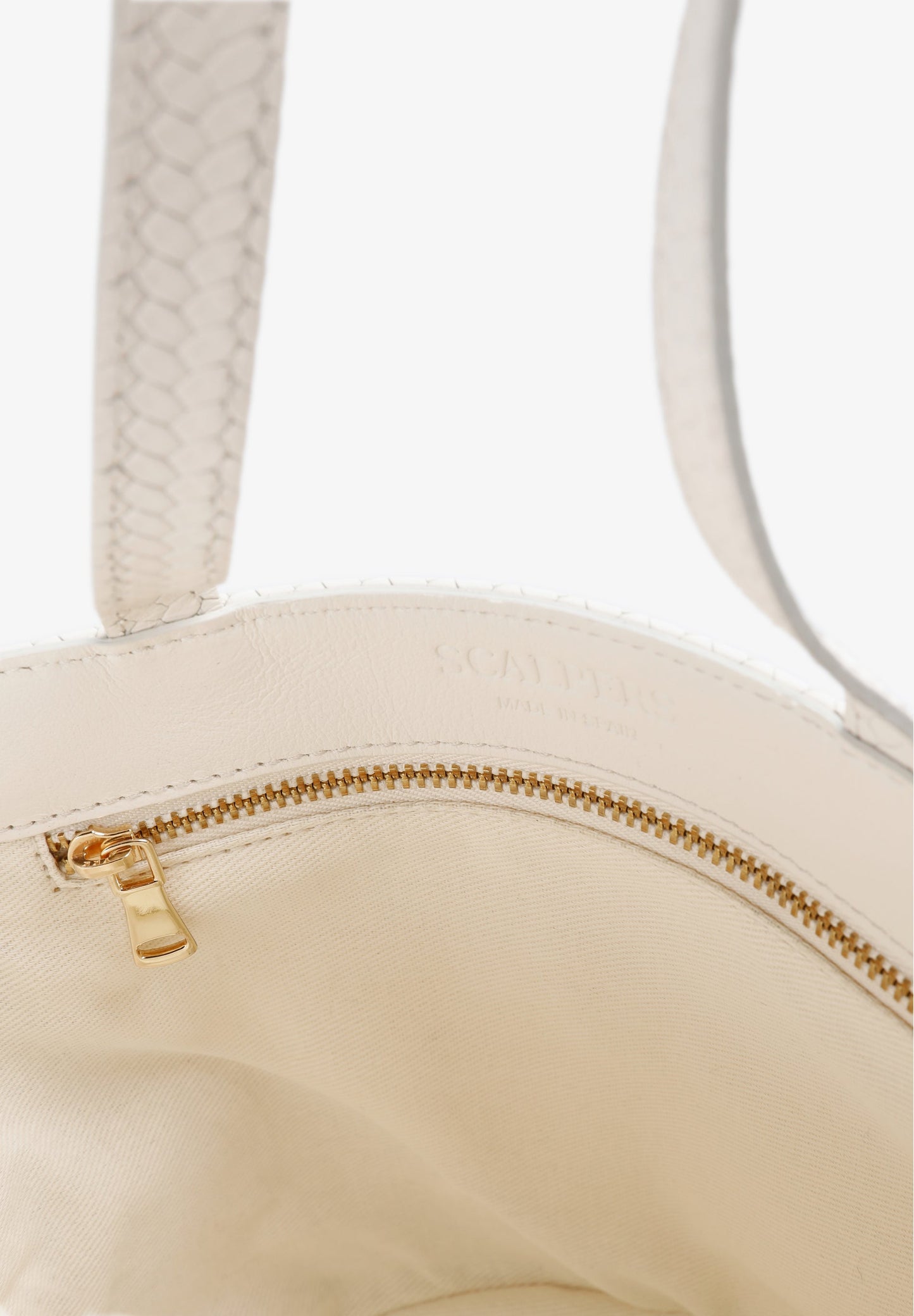 MINI CUBE WOVEN LEATHER BAG