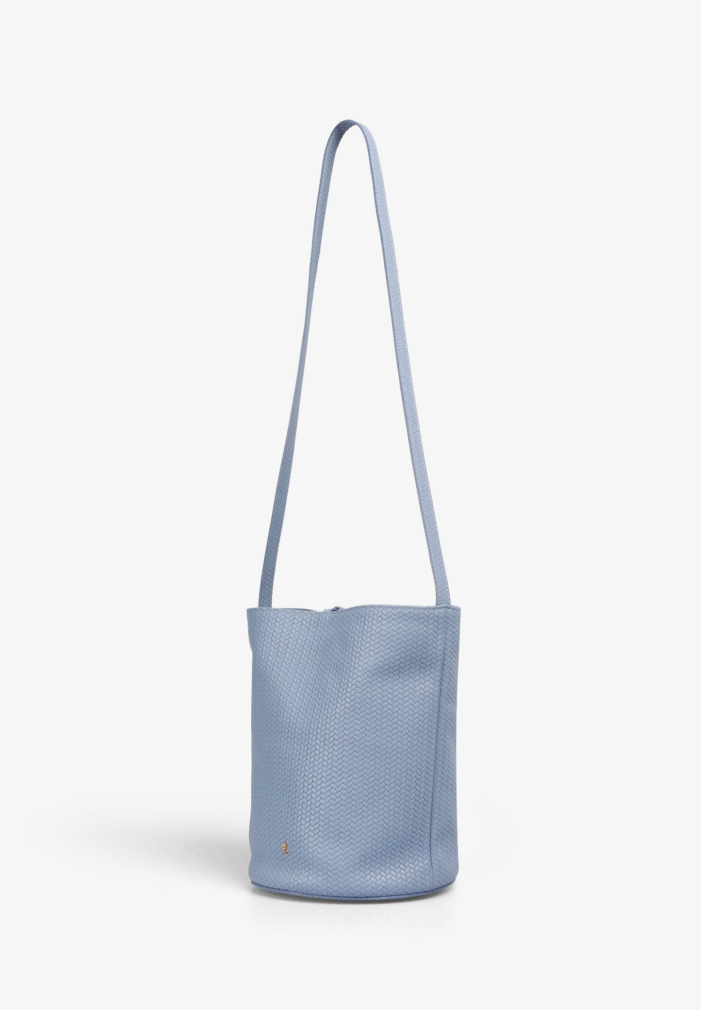 MAXI CUBE WOVEN LEATHER BAG