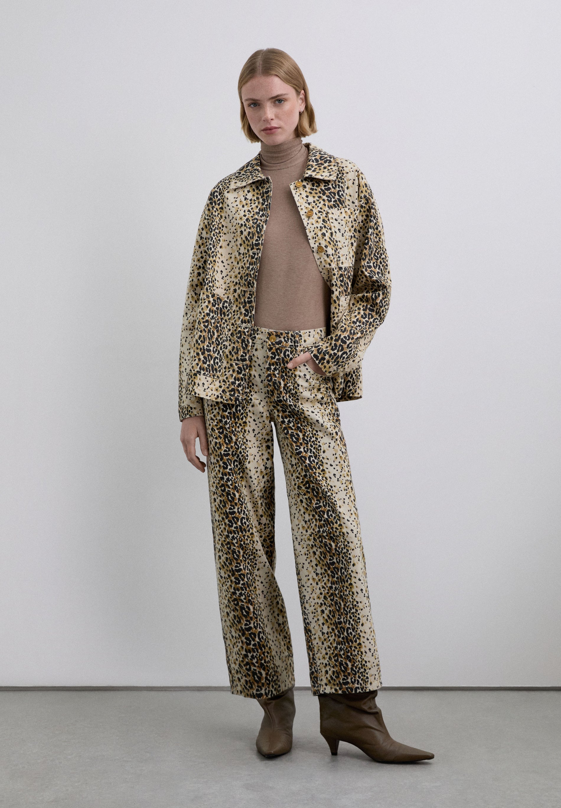 JUPE-CULOTTE IMPRIMÉ MOTIF ANIMAL