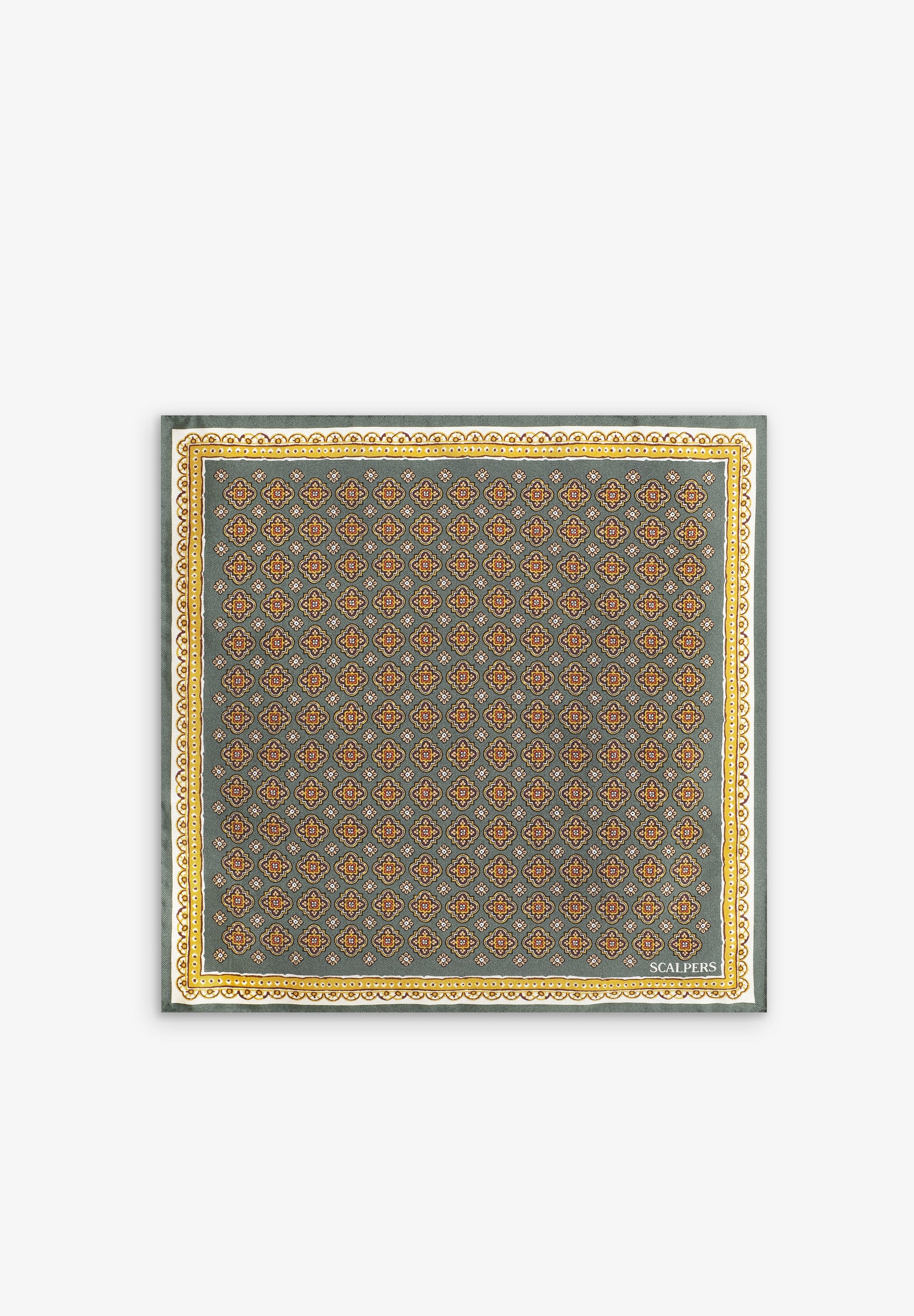 SILK VINTAGE CALEIDO POCKET SQUARE