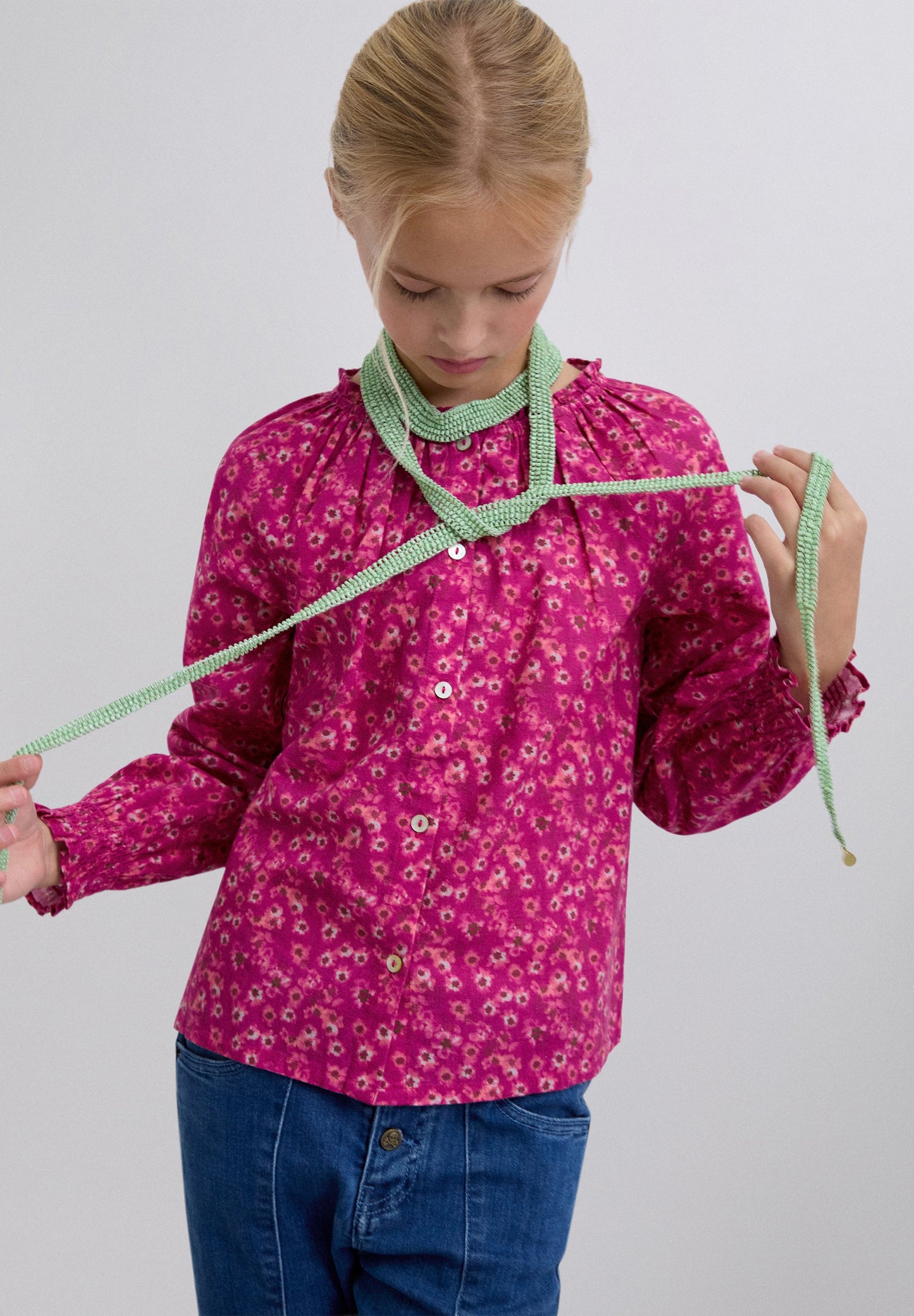 COLLIER PERLES RÉGLABLE