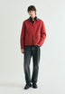 GIACCA BOMBER COLLO A CONTRASTO