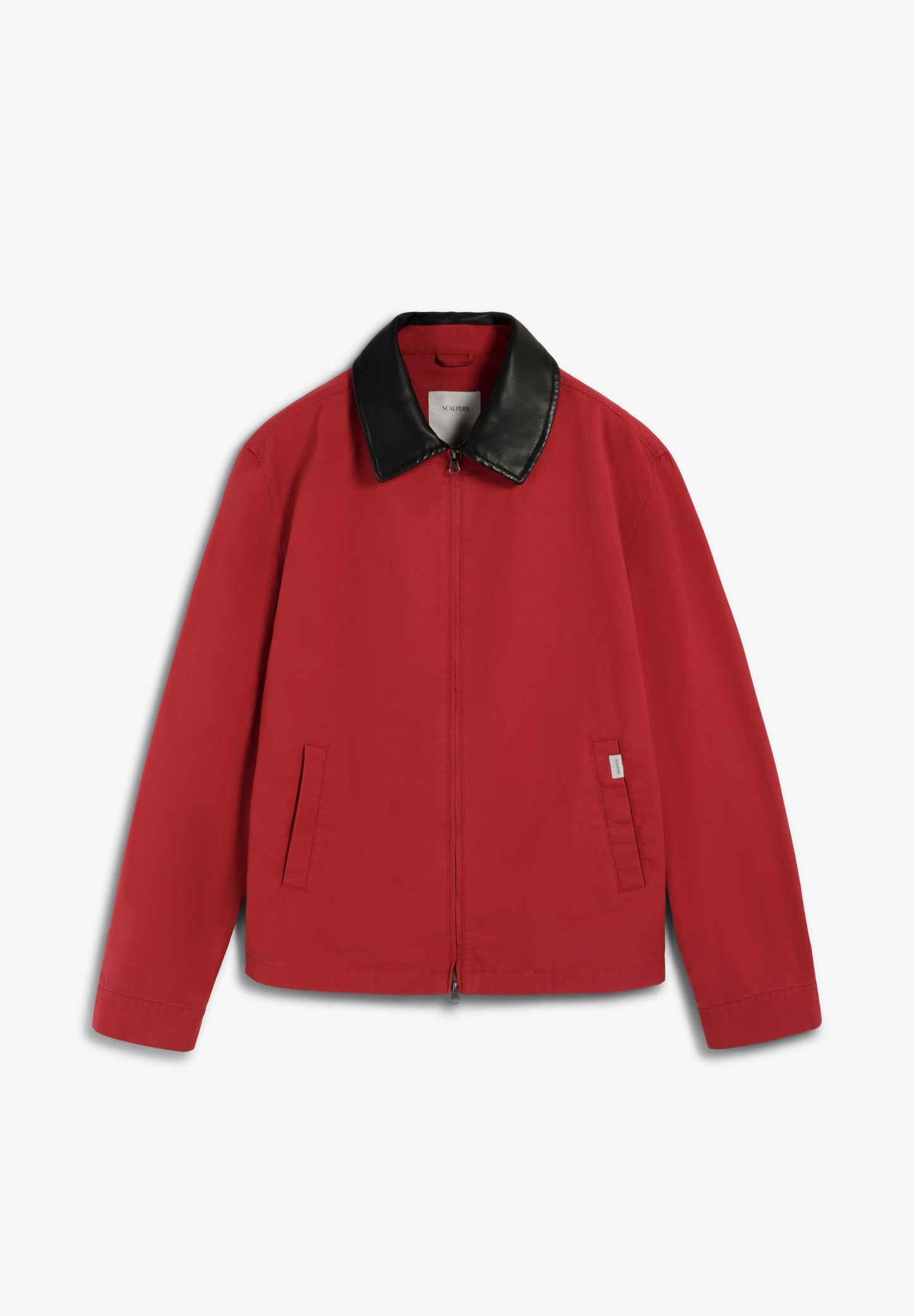 BOMBER JACKET WITH CONTRAST COLLAR