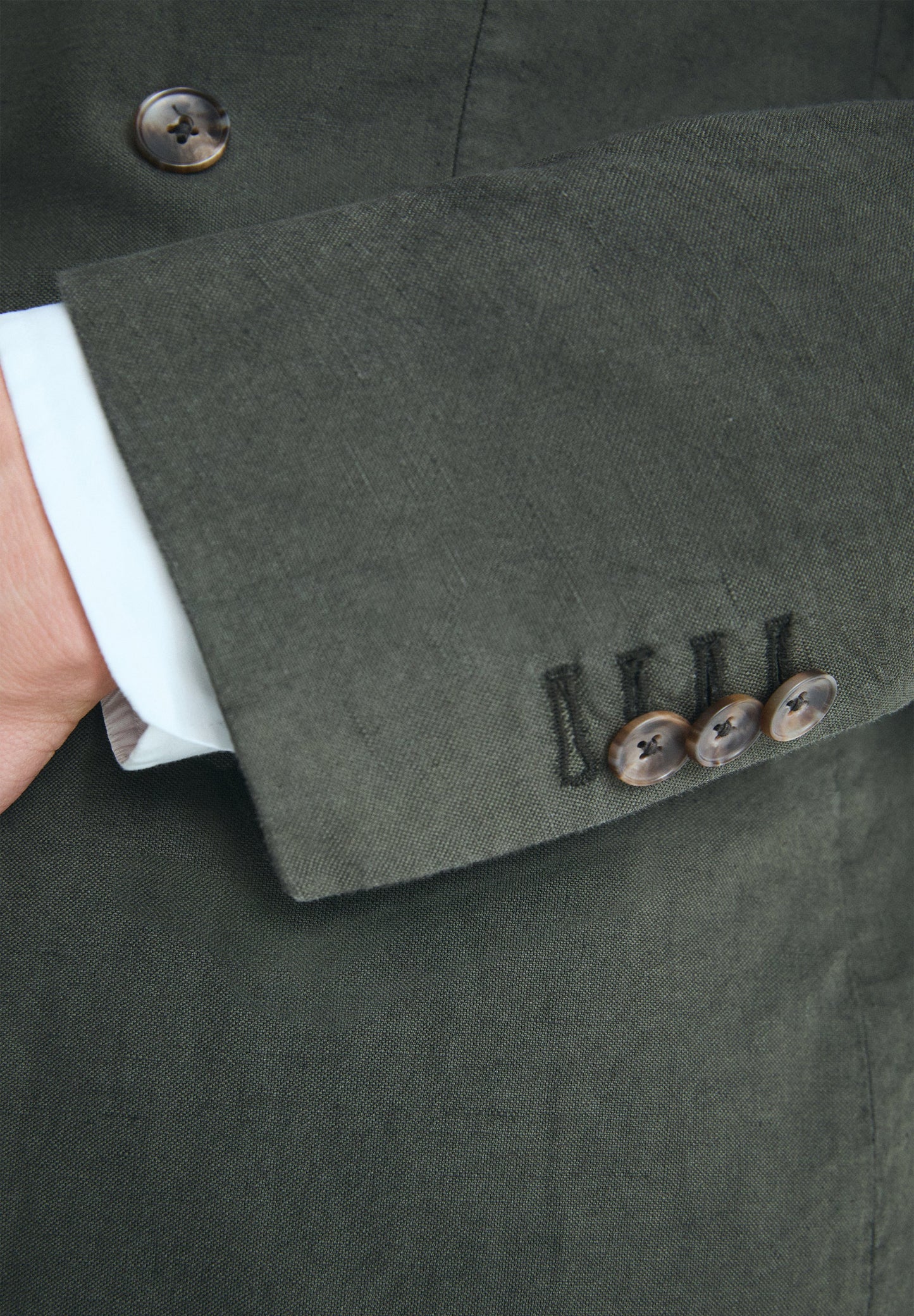 BLAZER DOPPIOPETTO DA COMPLETO LINO