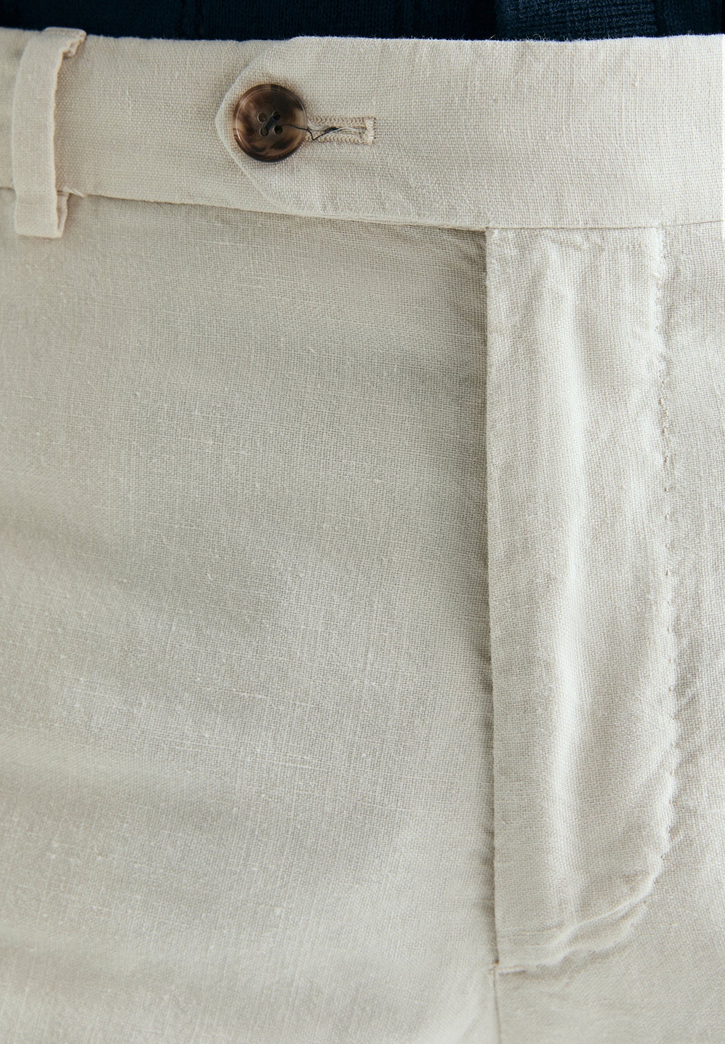 LINEN SUIT TROUSERS