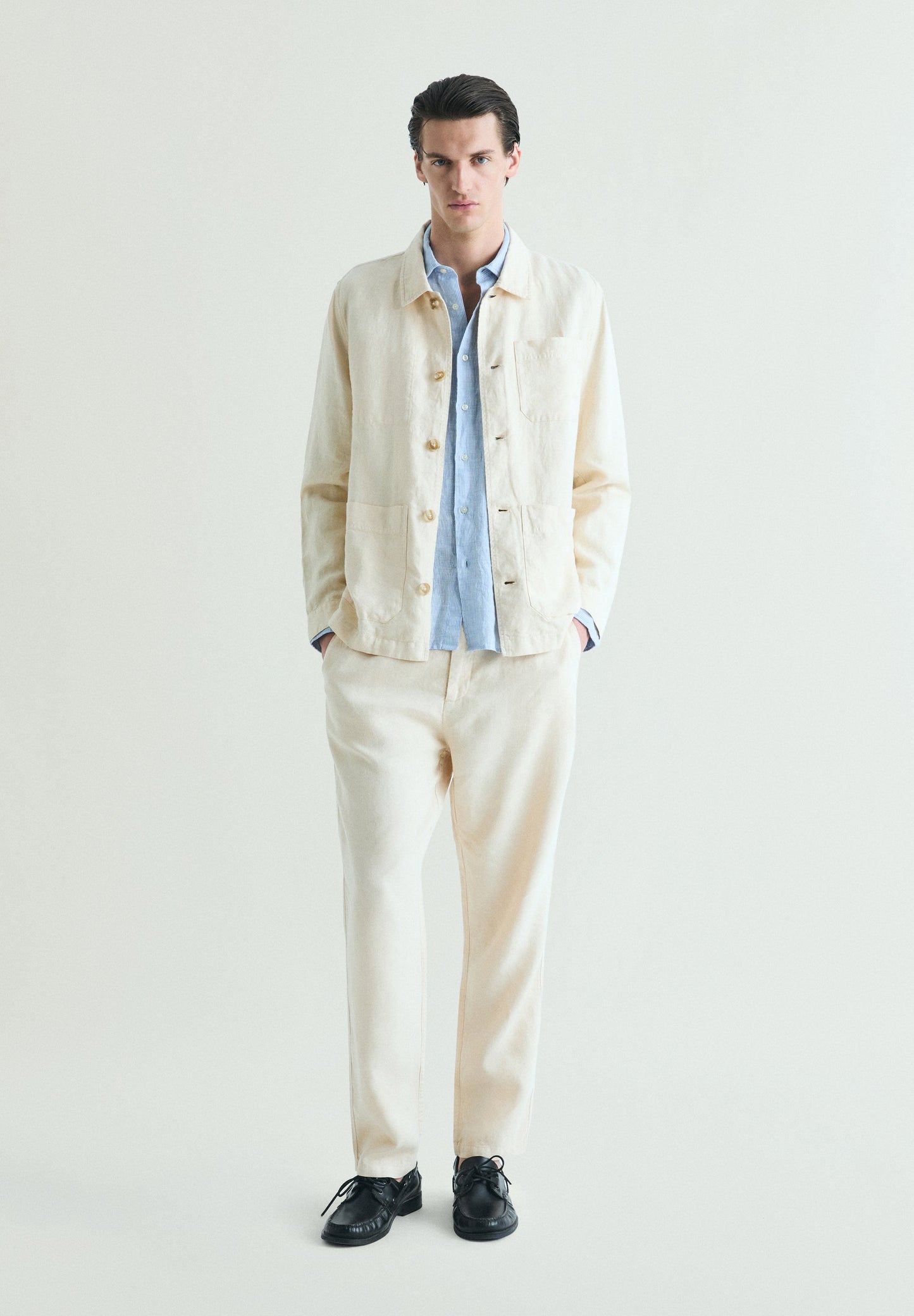 PANTALONI LINO RELAX FIT