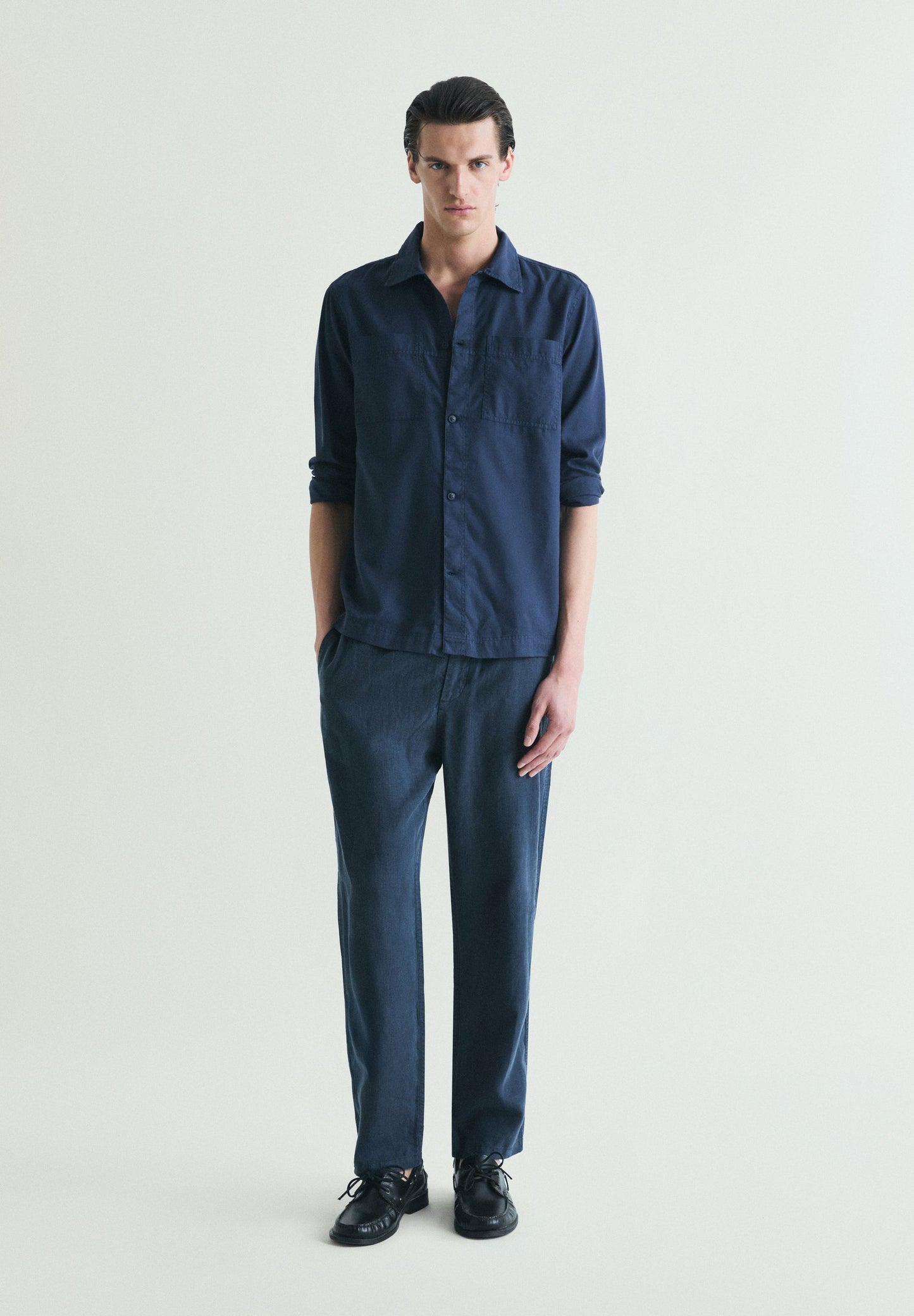 PANTALONI LINO RELAX FIT