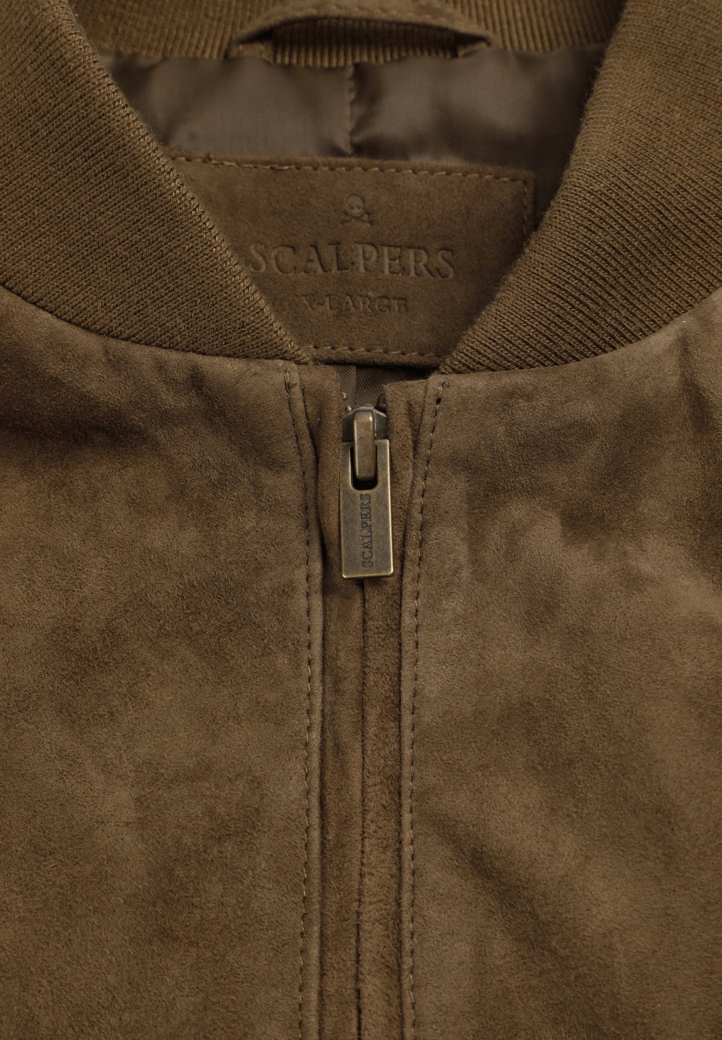 GIACCA BOMBER PELLE SCAMOSCIATA