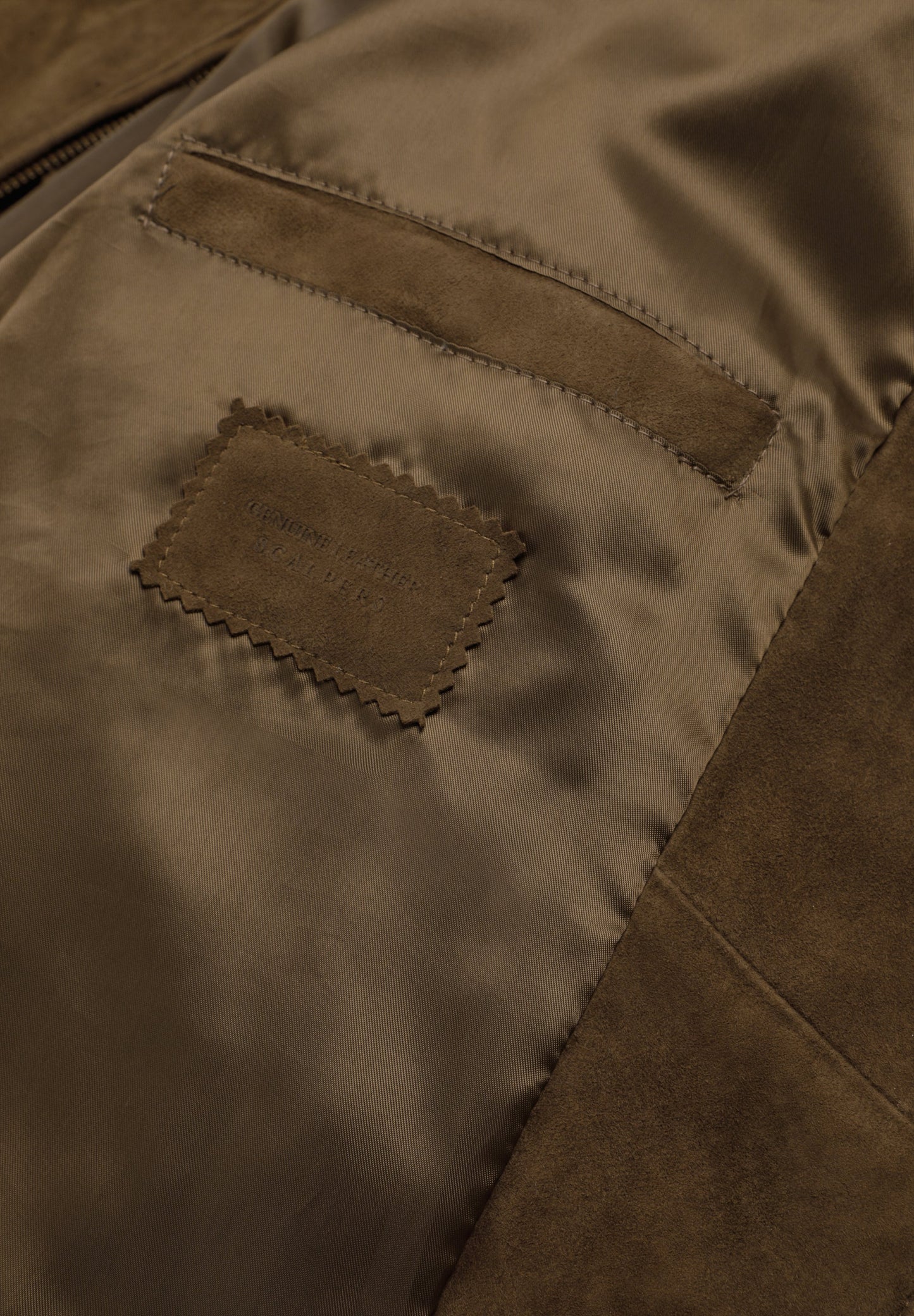 GIACCA BOMBER PELLE SCAMOSCIATA