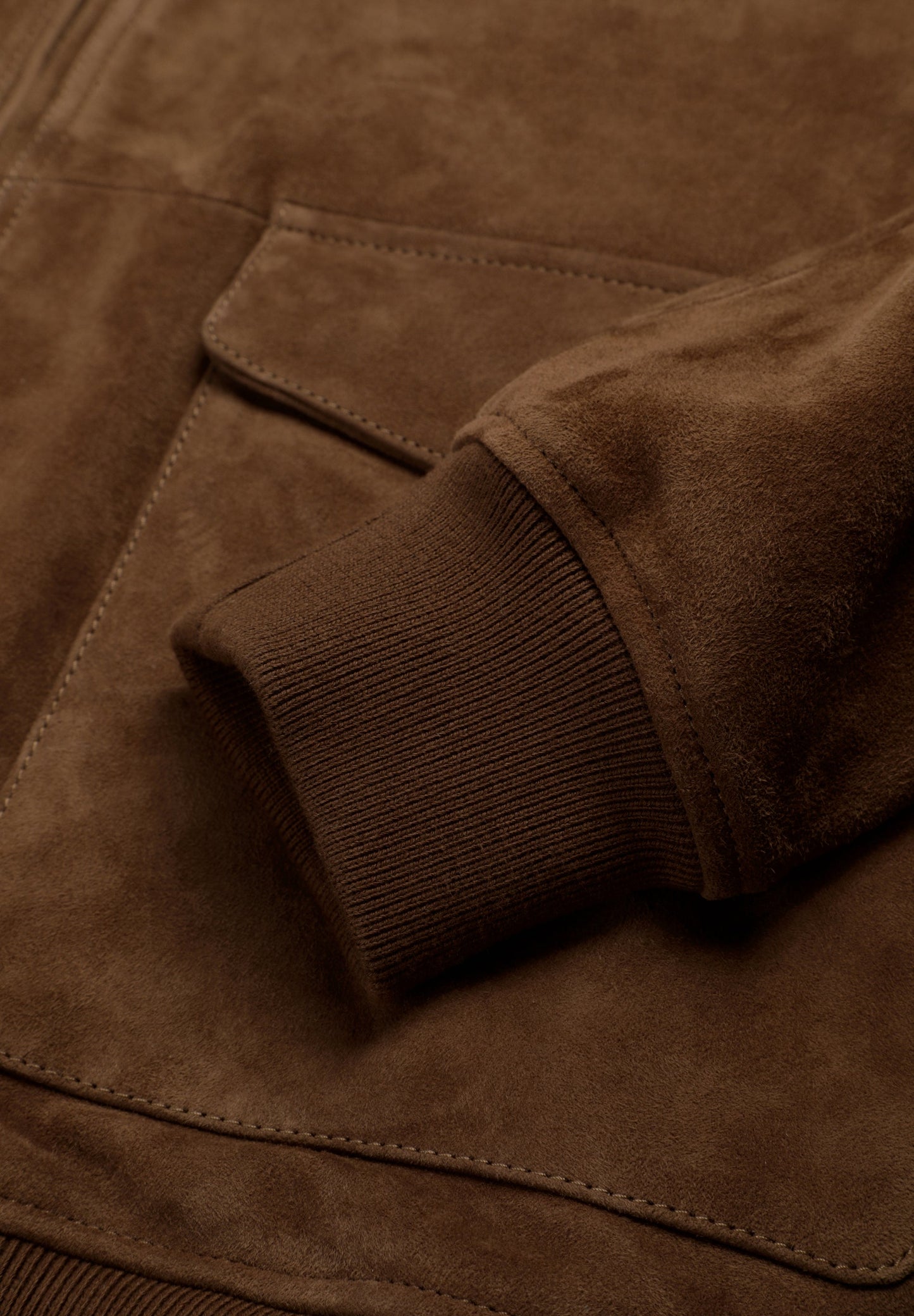 VESTE BOMBER EN DAIM