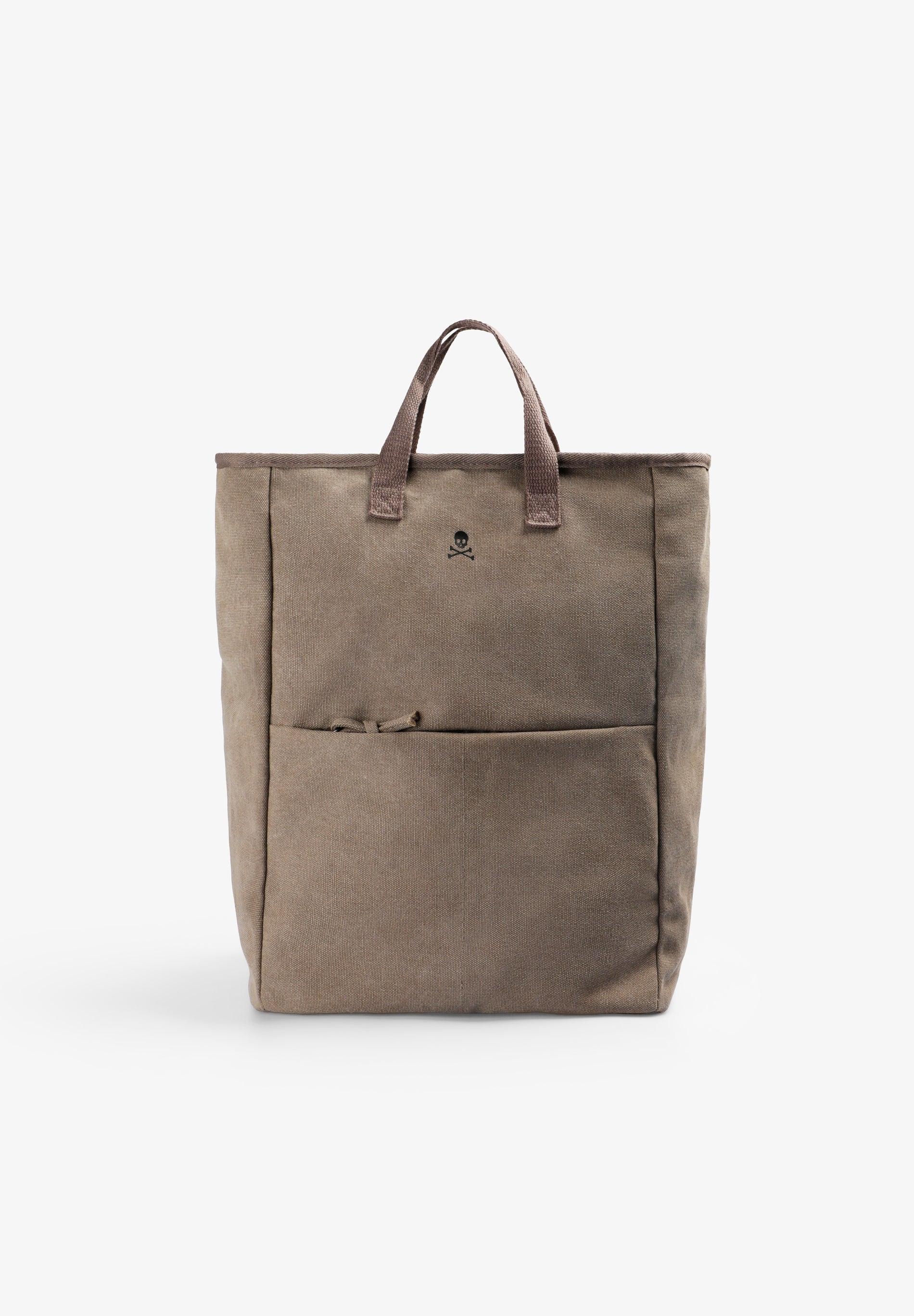 RUCKSACK AUS KANVAS MIT TRAGEGURTEN