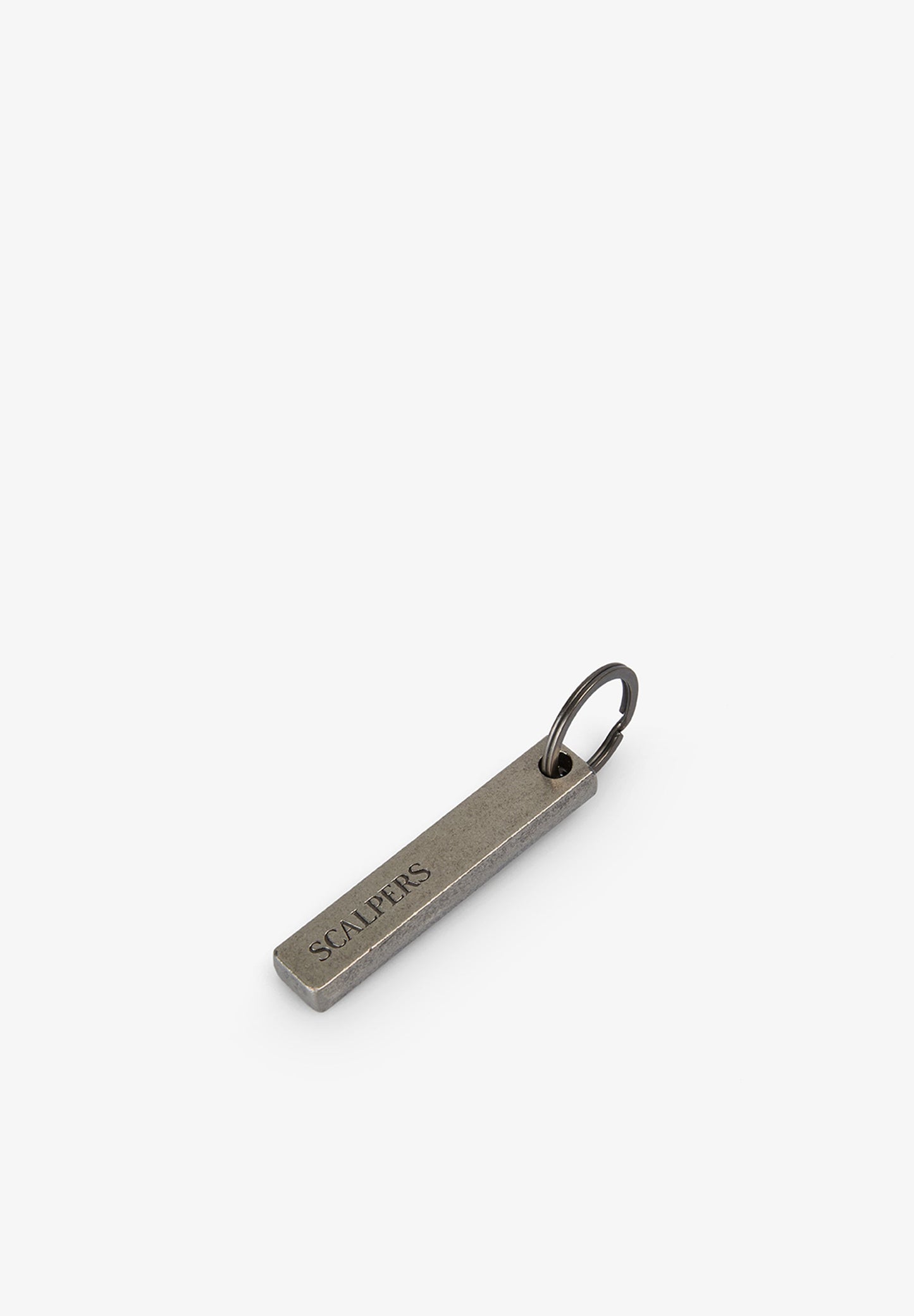 METAL KEYCHAIN WITH ENGRAVED LOGO
