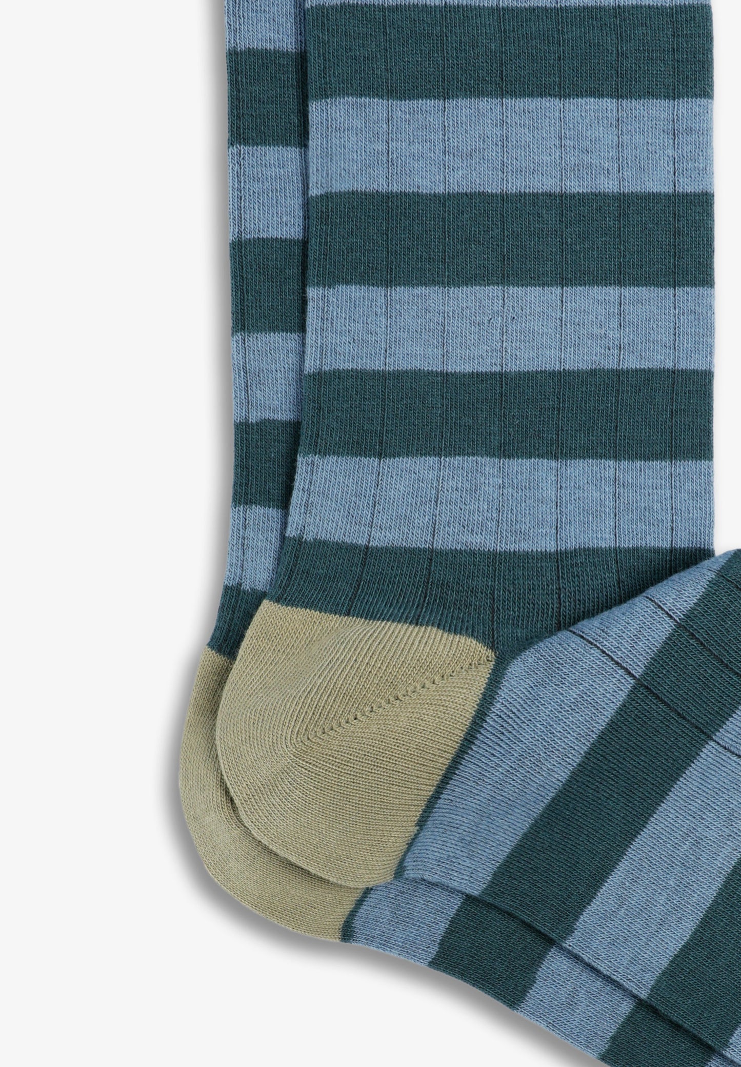 STRIPED EMBROIDERED SKULL SOCKS