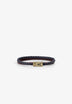 BRACELET EN CUIR ET CORDON CIRÉ