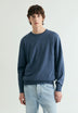 SUPIMA-PULLOVER AUS RIPPSTOFF