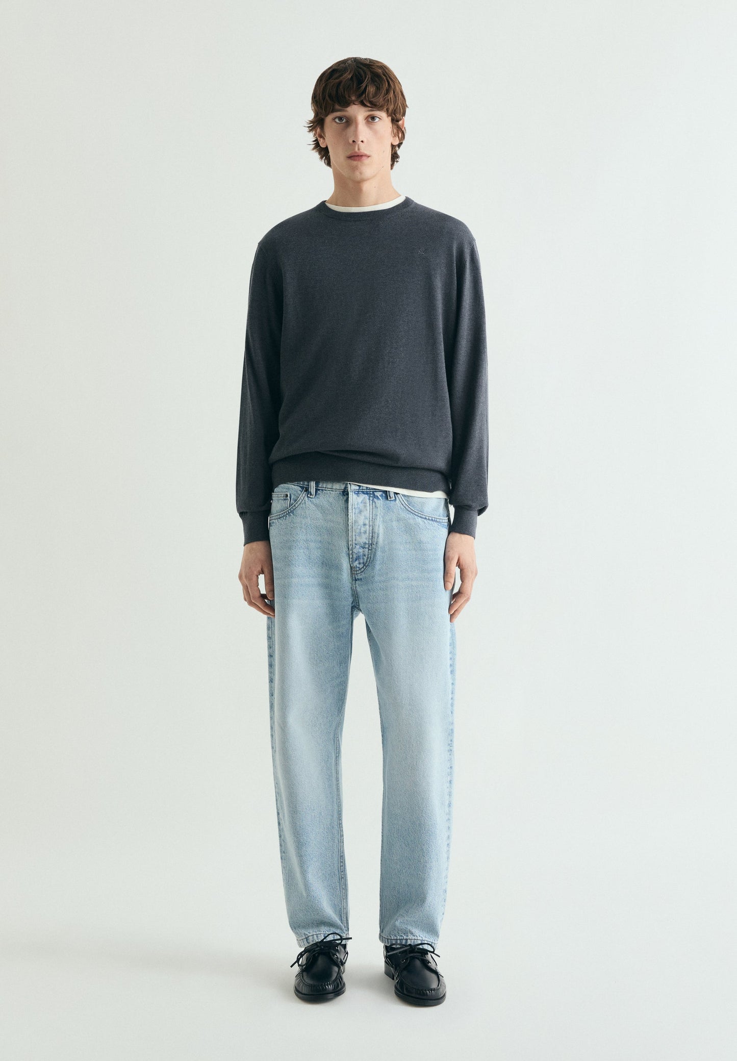 SUPIMA RIBBED SWEATER