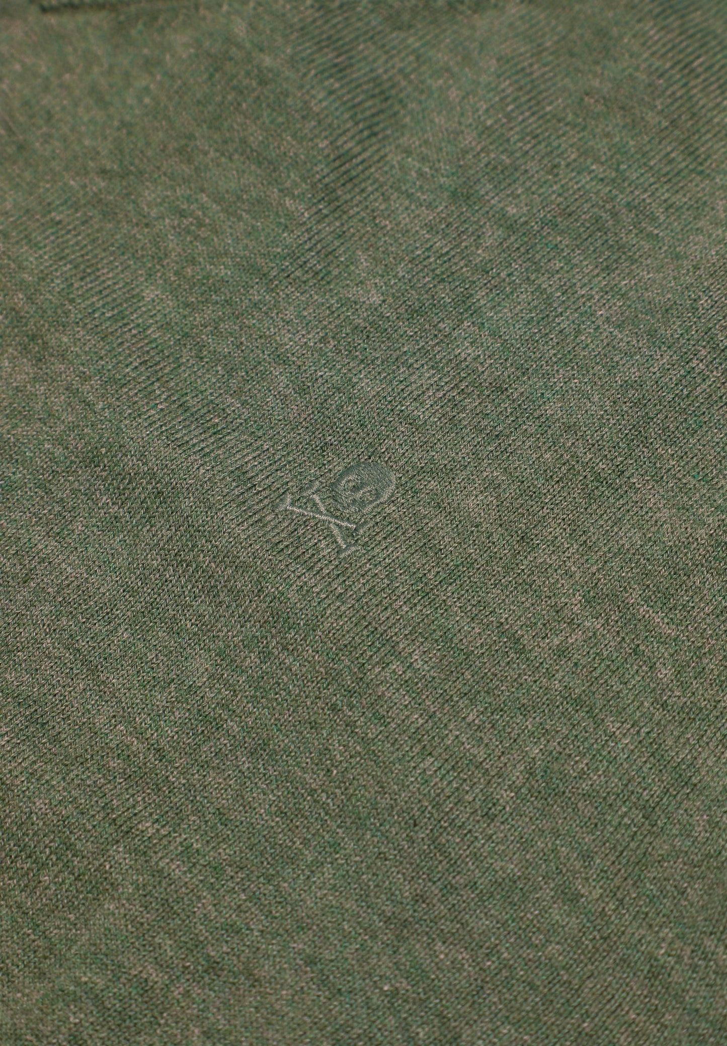 SUPIMA SWEATER WITH TONAL EMBROIDERY