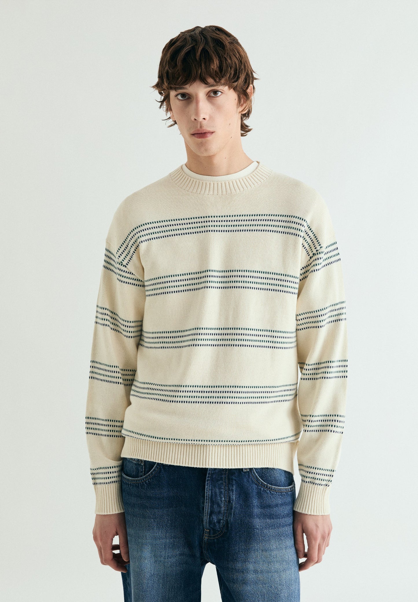 STREIFEN-PULLOVER IM RETRO-STIL