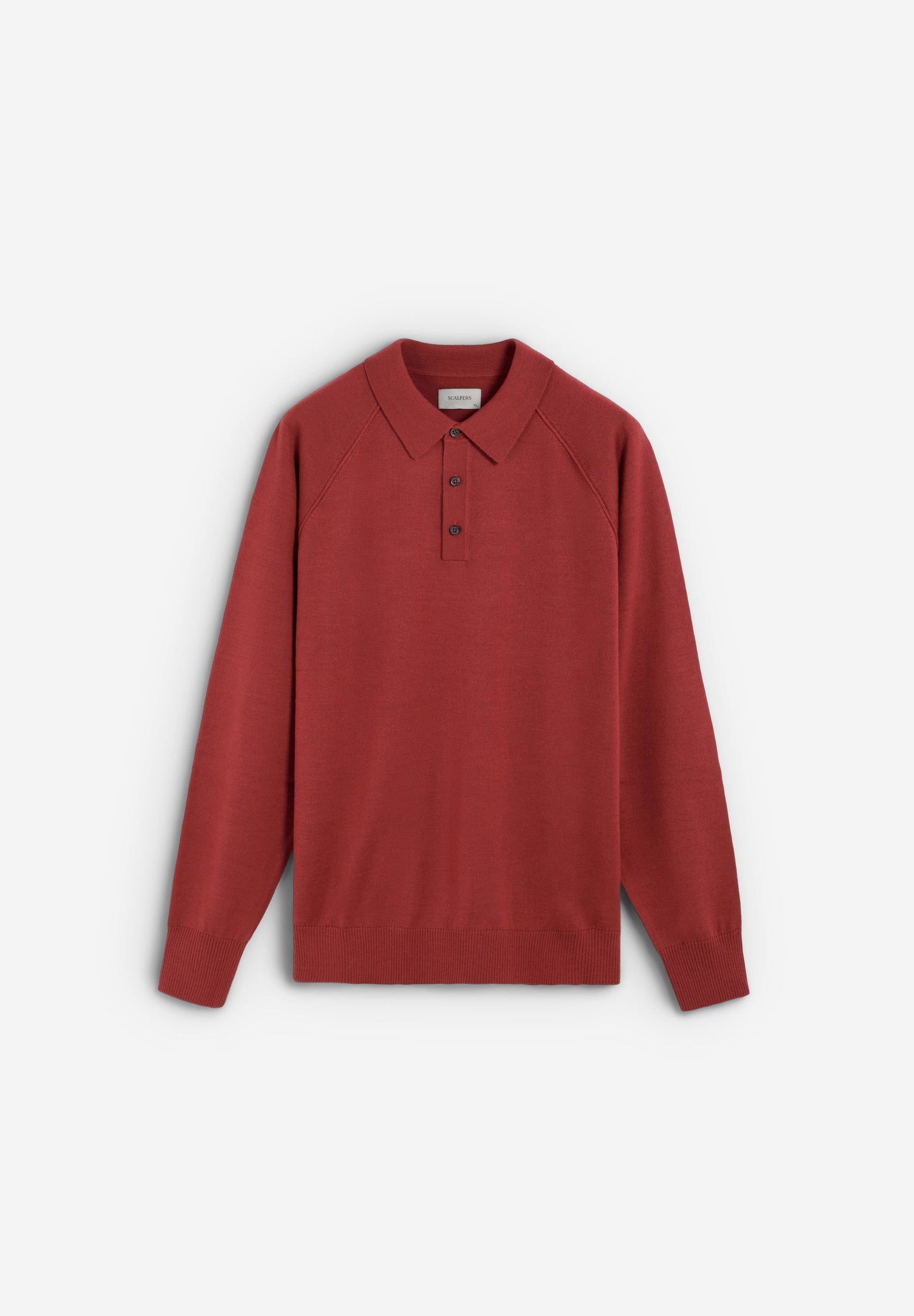 PULLOVER MIT POLOKRAGEN UND RAGLANÄRMELN