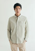 CAMICIA OXFORD RICAMO TONO SU TONO