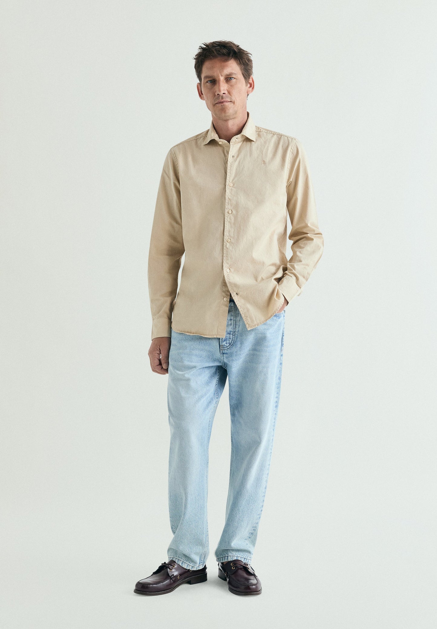 CHEMISE REGULAR FIT BRODÉE