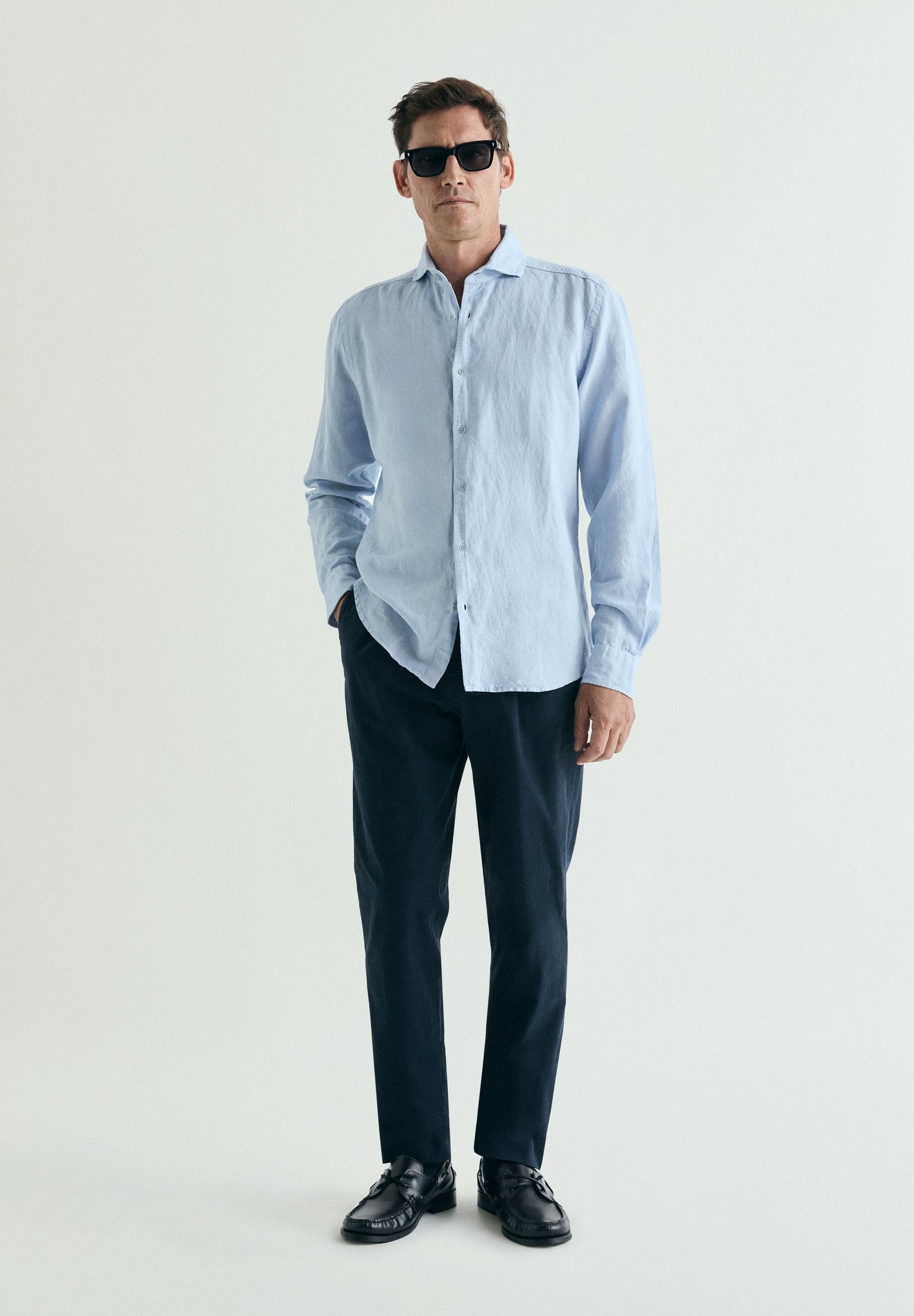 CAMICIA LINO REGULAR FIT