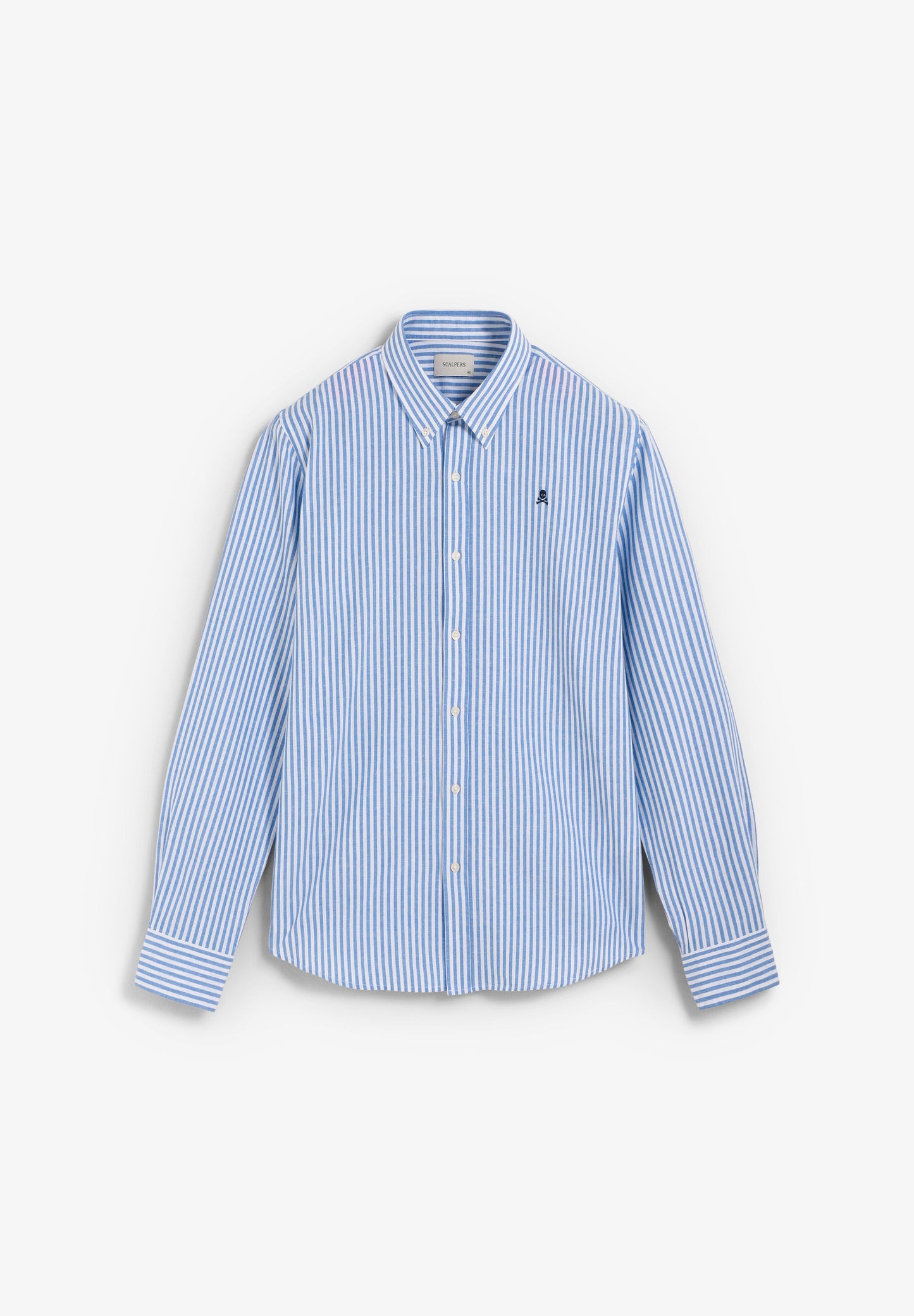 COTTON AND LINEN OXFORD SHIRT
