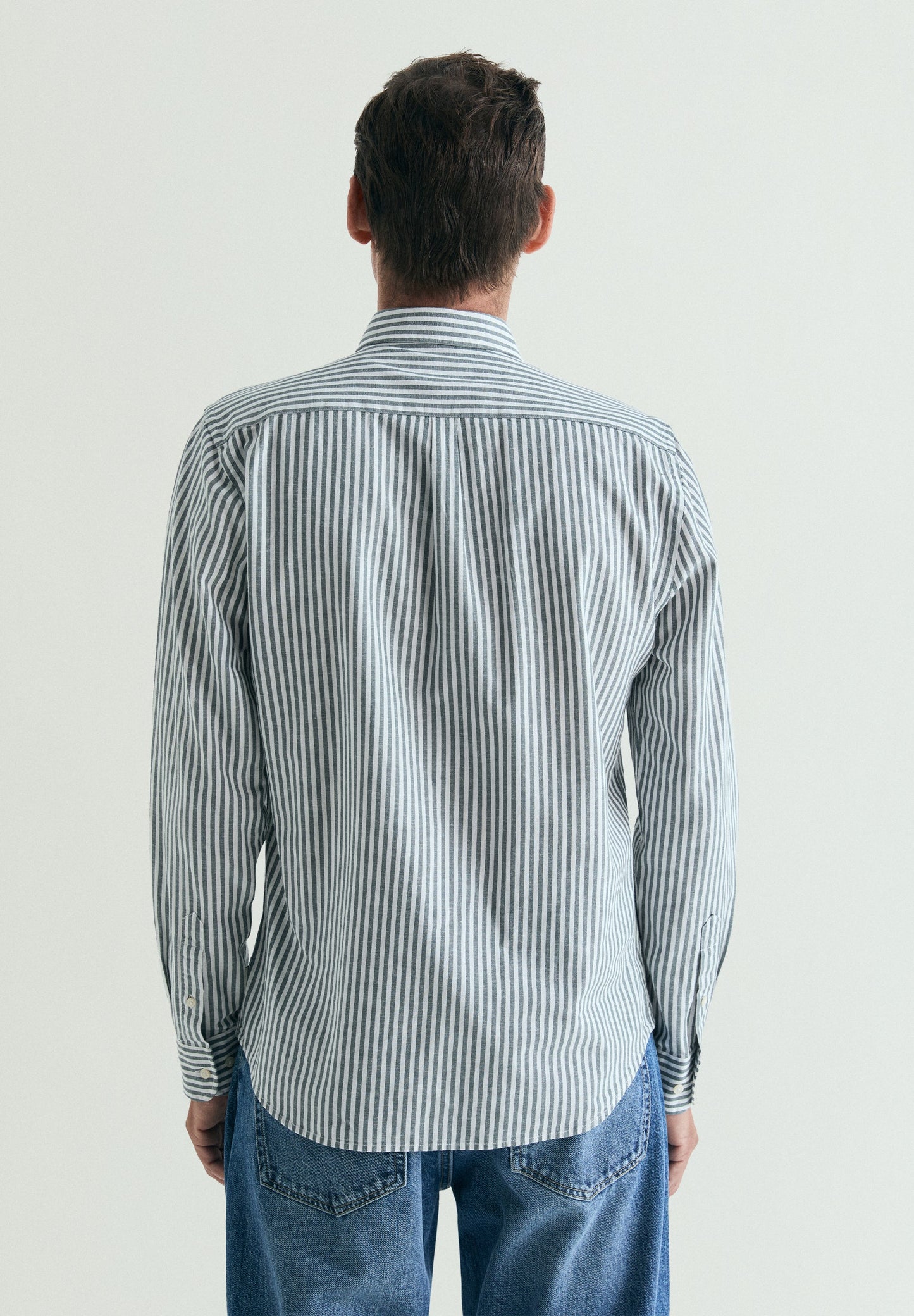 COTTON AND LINEN OXFORD SHIRT