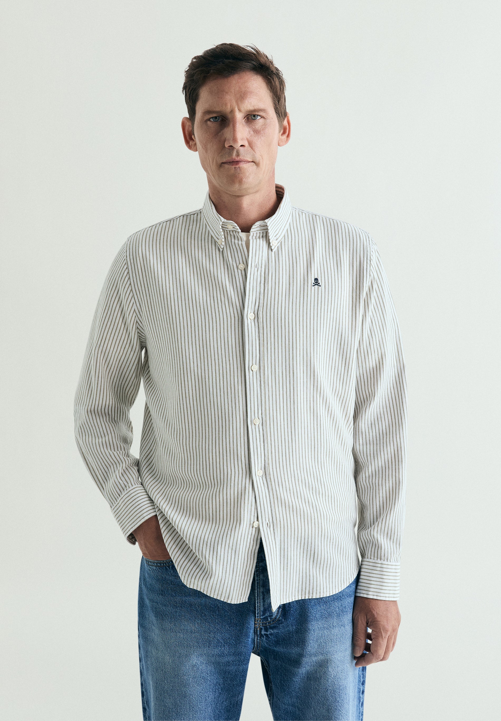 CHEMISE OXFORD À RAYURES