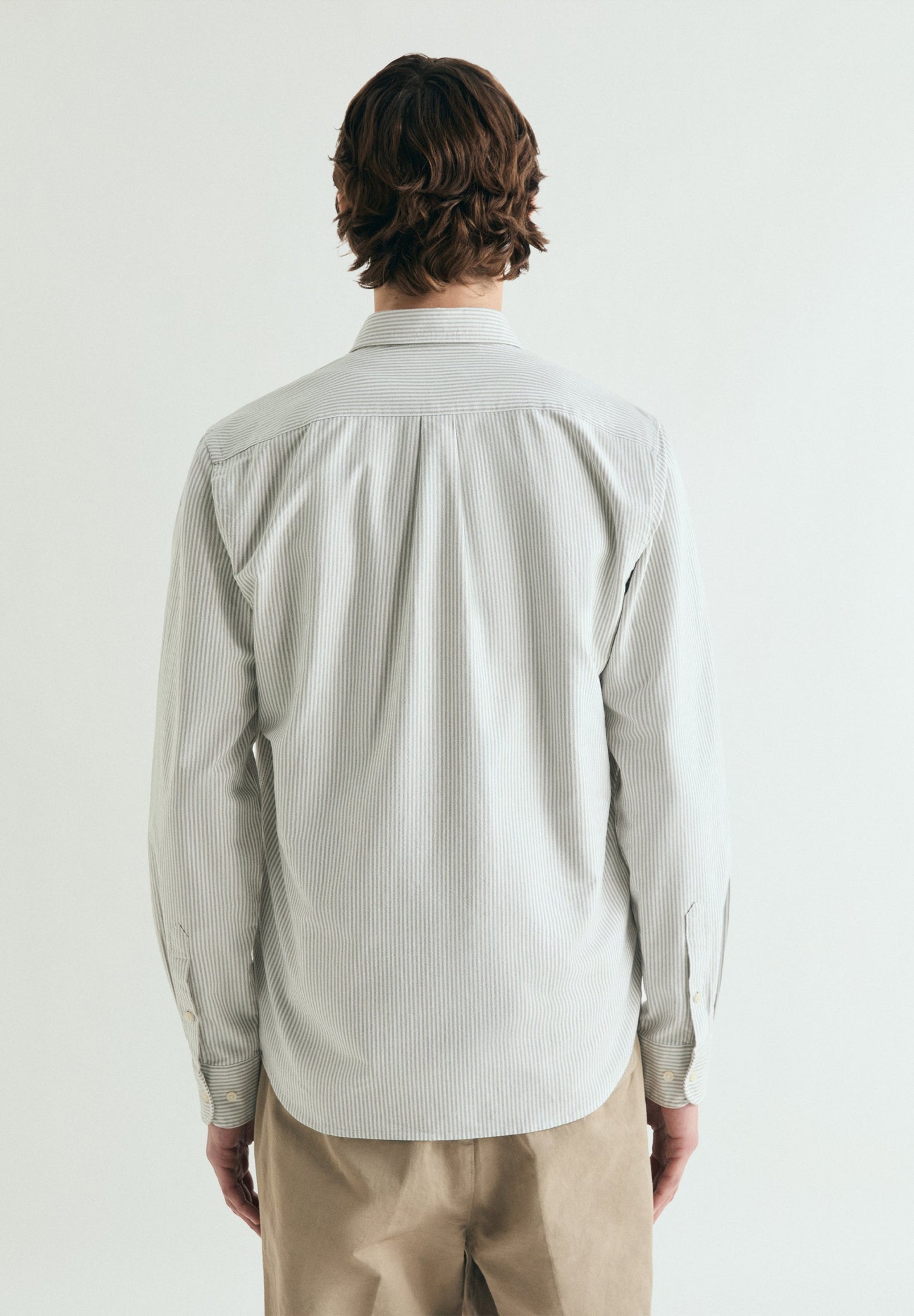 OXFORDHEMD MIT STREIFEN-PRINT