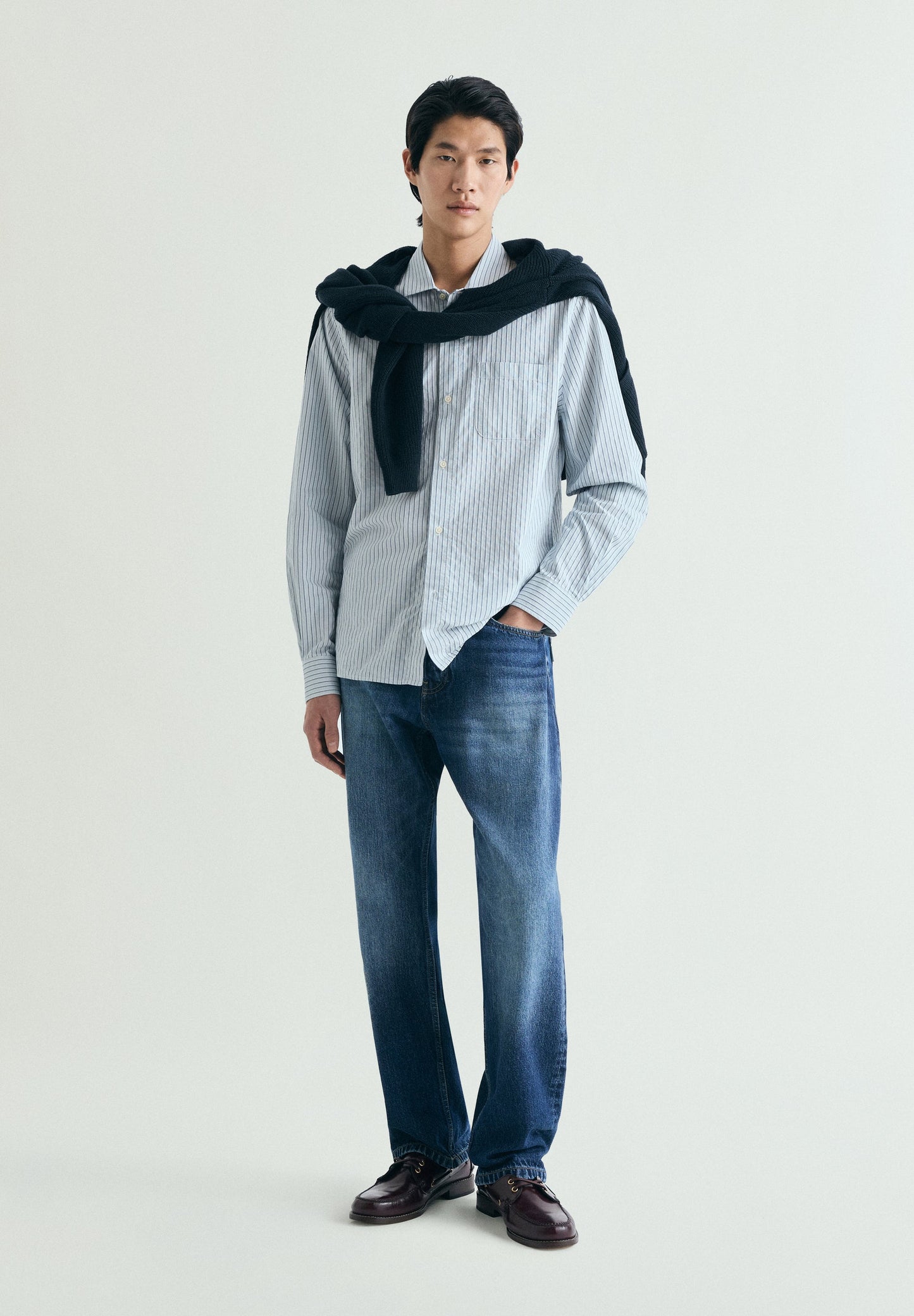 STRIPED SHIRT WITH POCKET