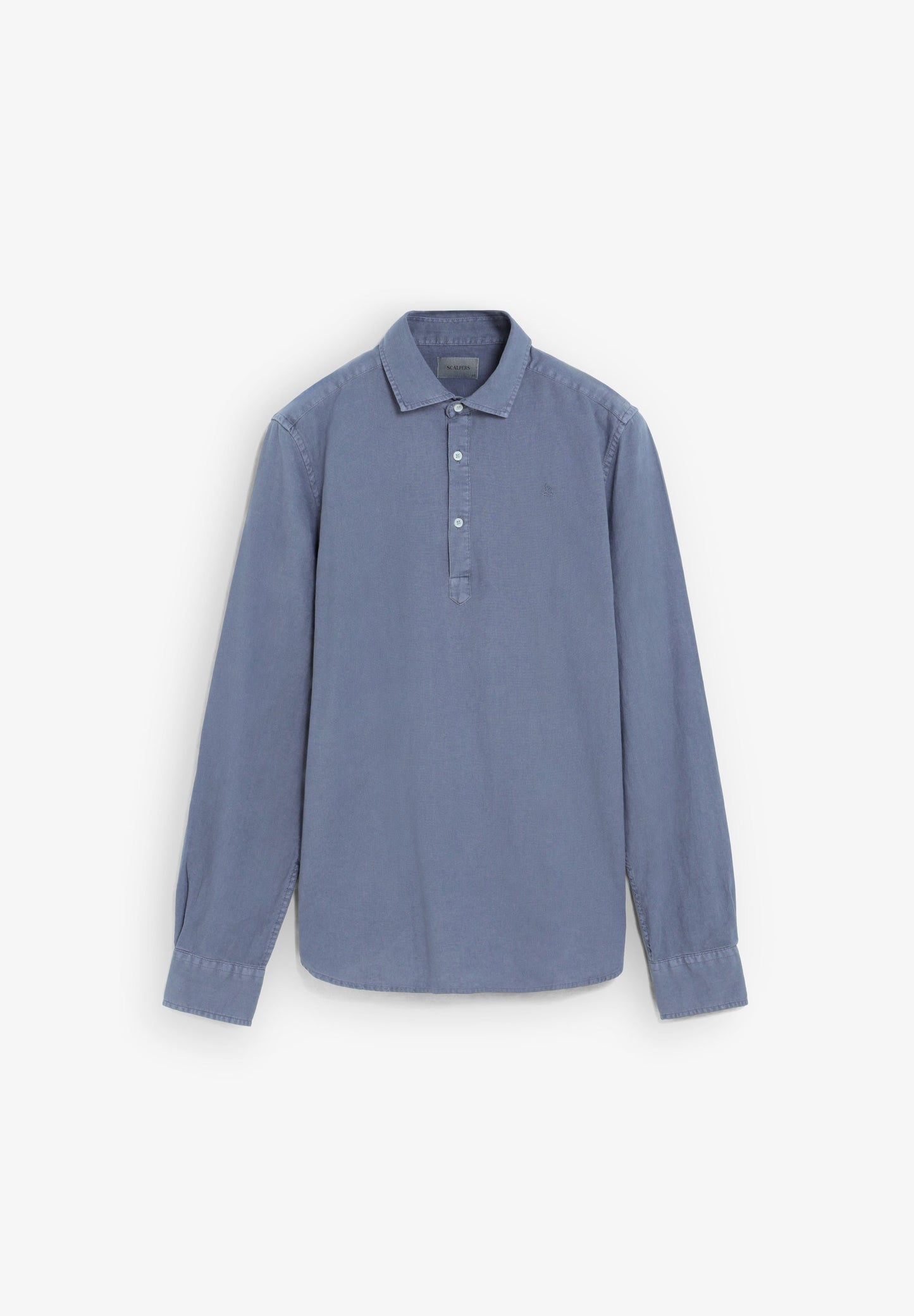 REGULAR FIT LINEN POLO SHIRT