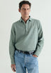 CAMICIA POLO IN LINO REGULAR FIT