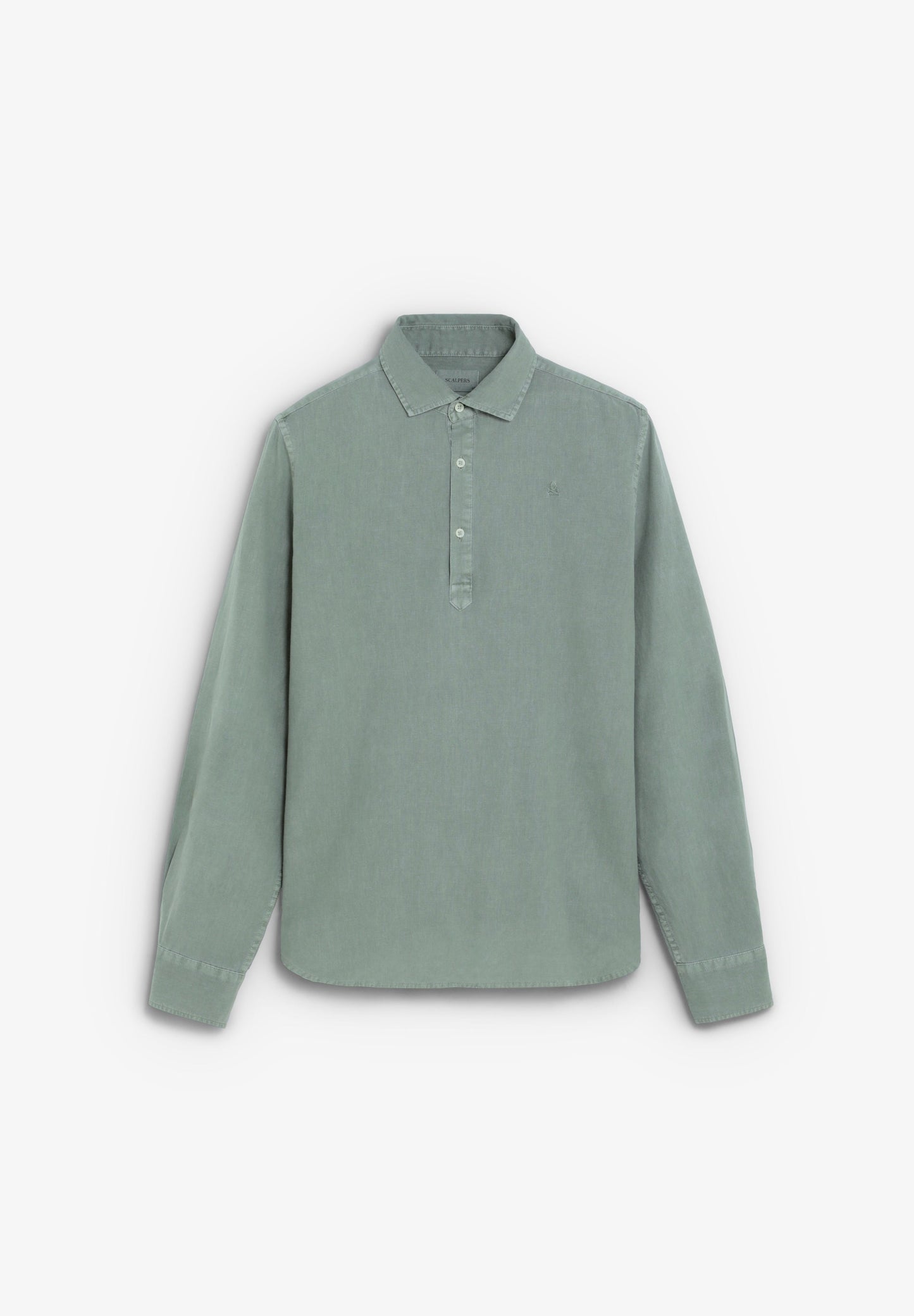 CAMICIA POLO IN LINO REGULAR FIT