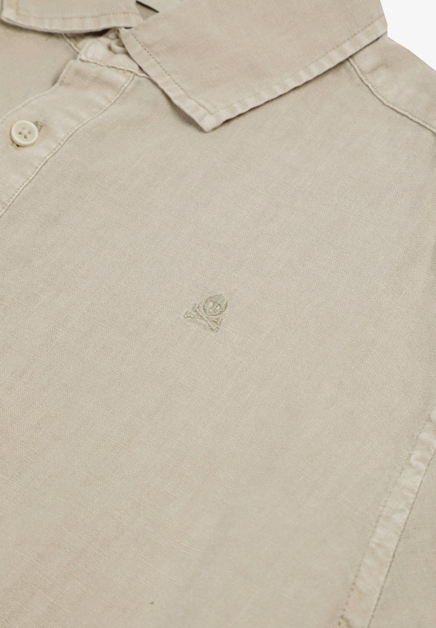 POLO CHEMISE LIN COUPE DROITE