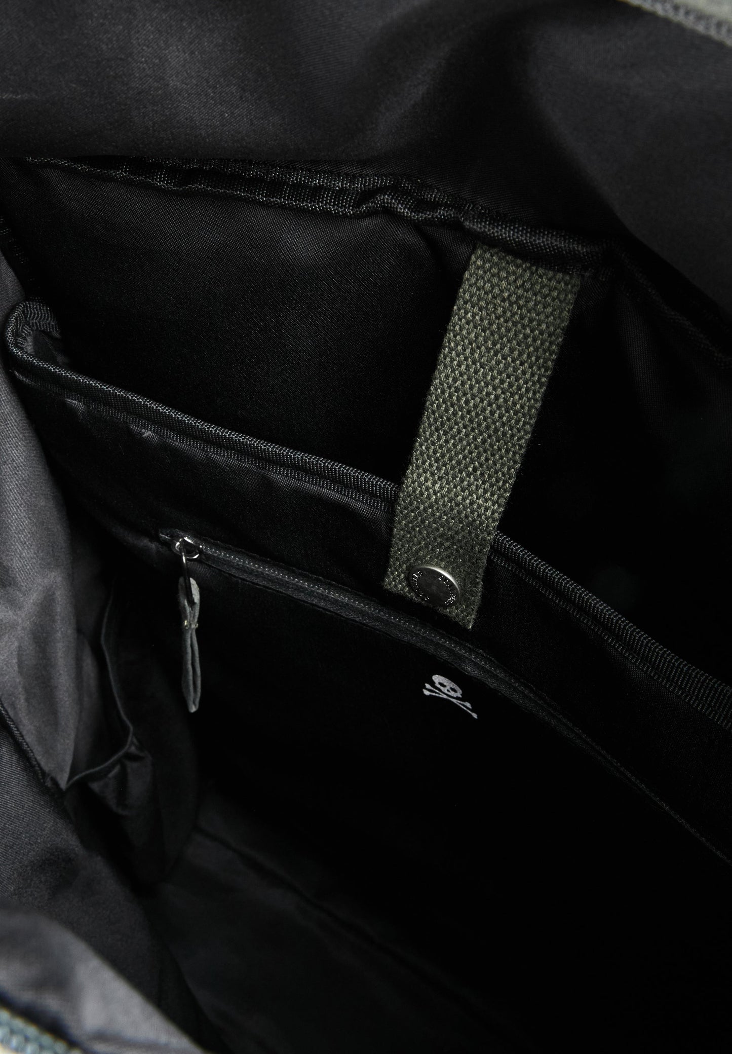 BACKPACK WITH POCKET AND BUTTONS