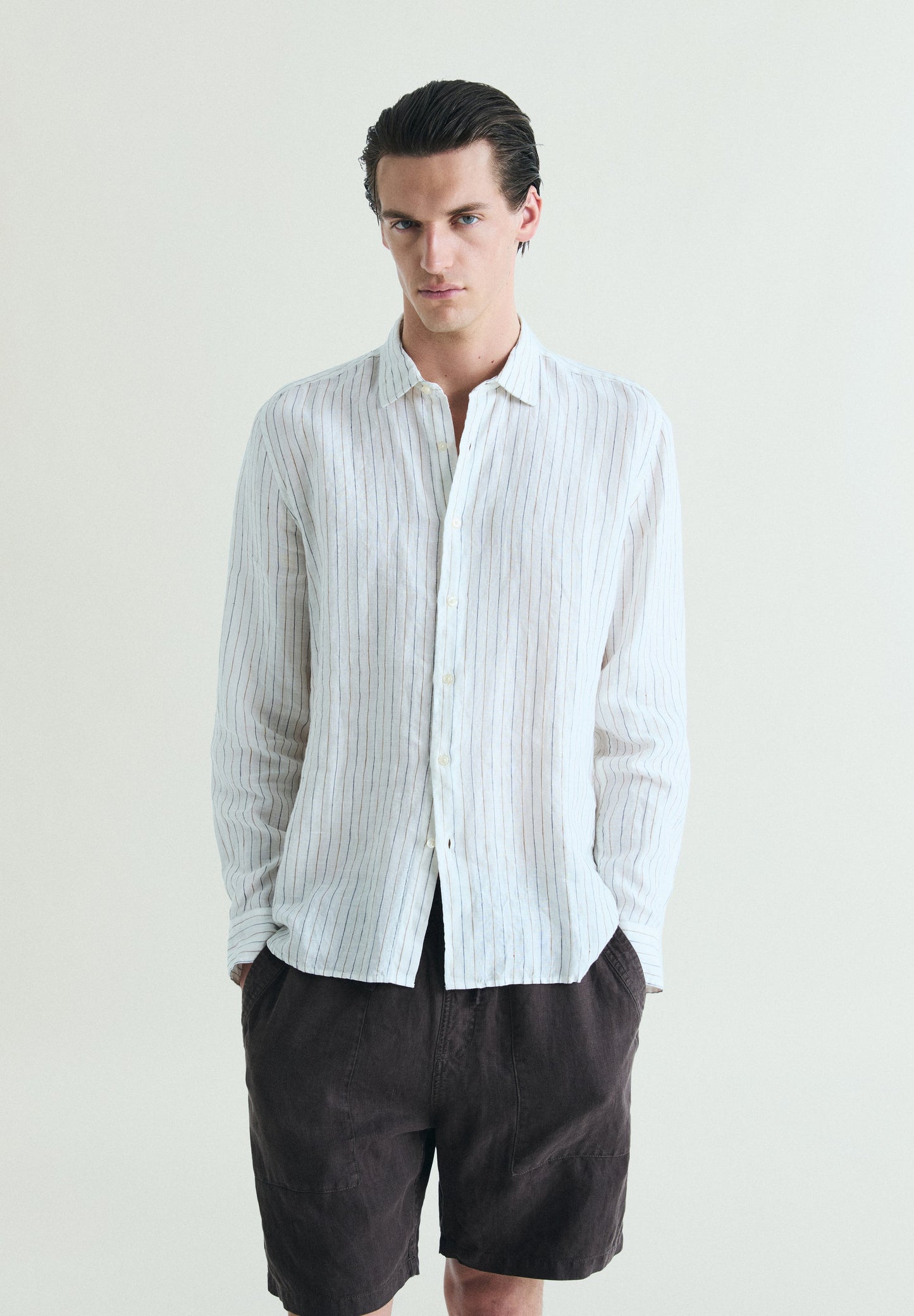 KOSZULA LNIANA SLIM FIT