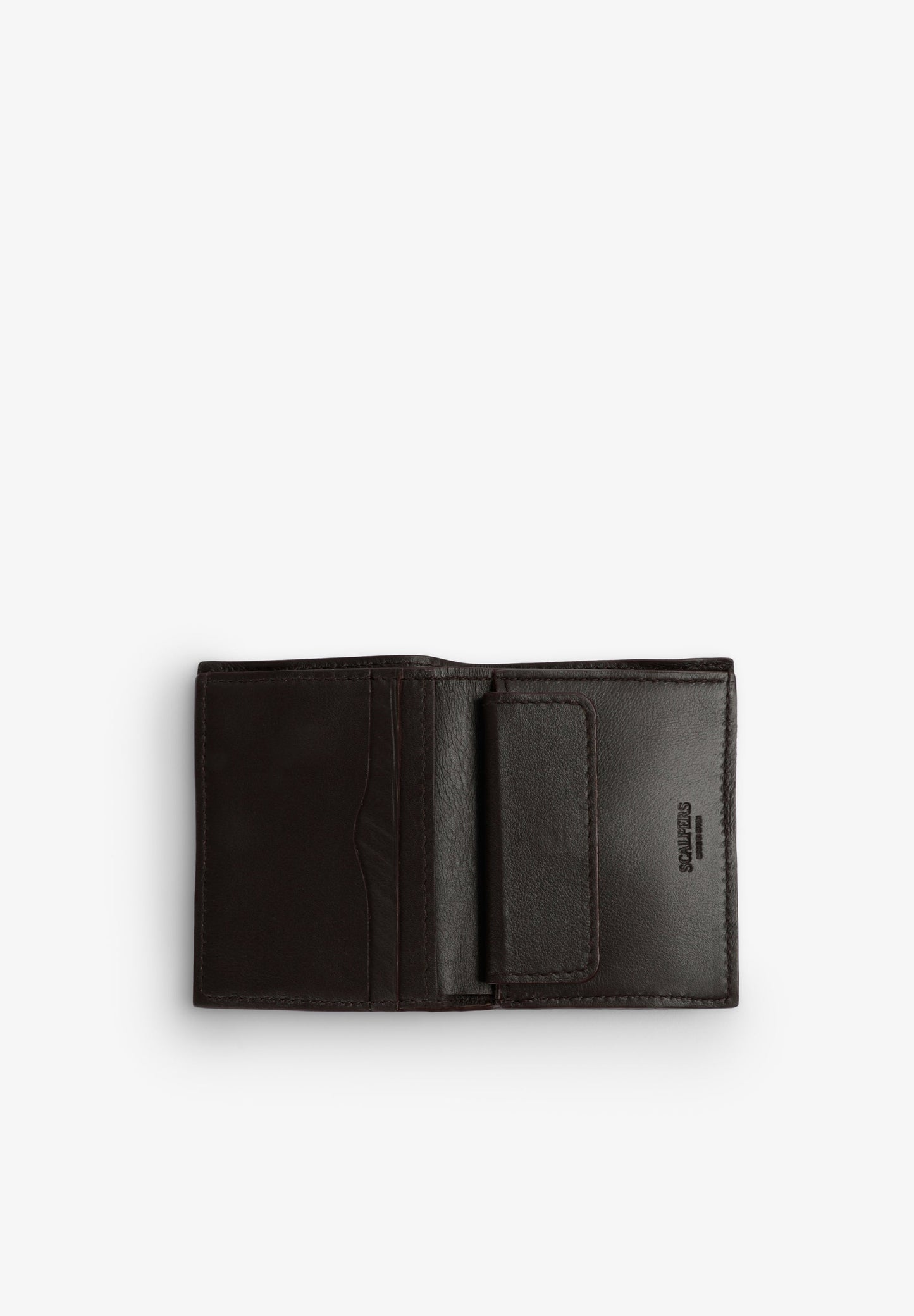 BRIEFTASCHE AUS 100 % LEDER MIT GUMMIZUG