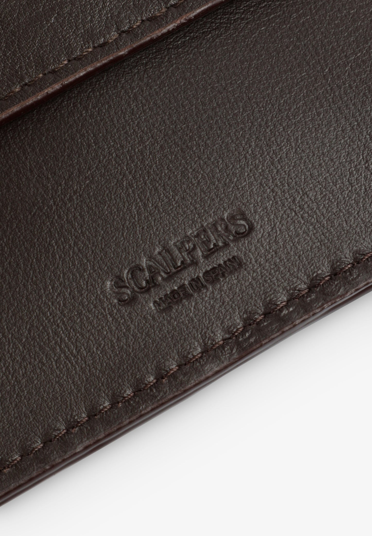 BRIEFTASCHE AUS 100 % LEDER MIT GUMMIZUG