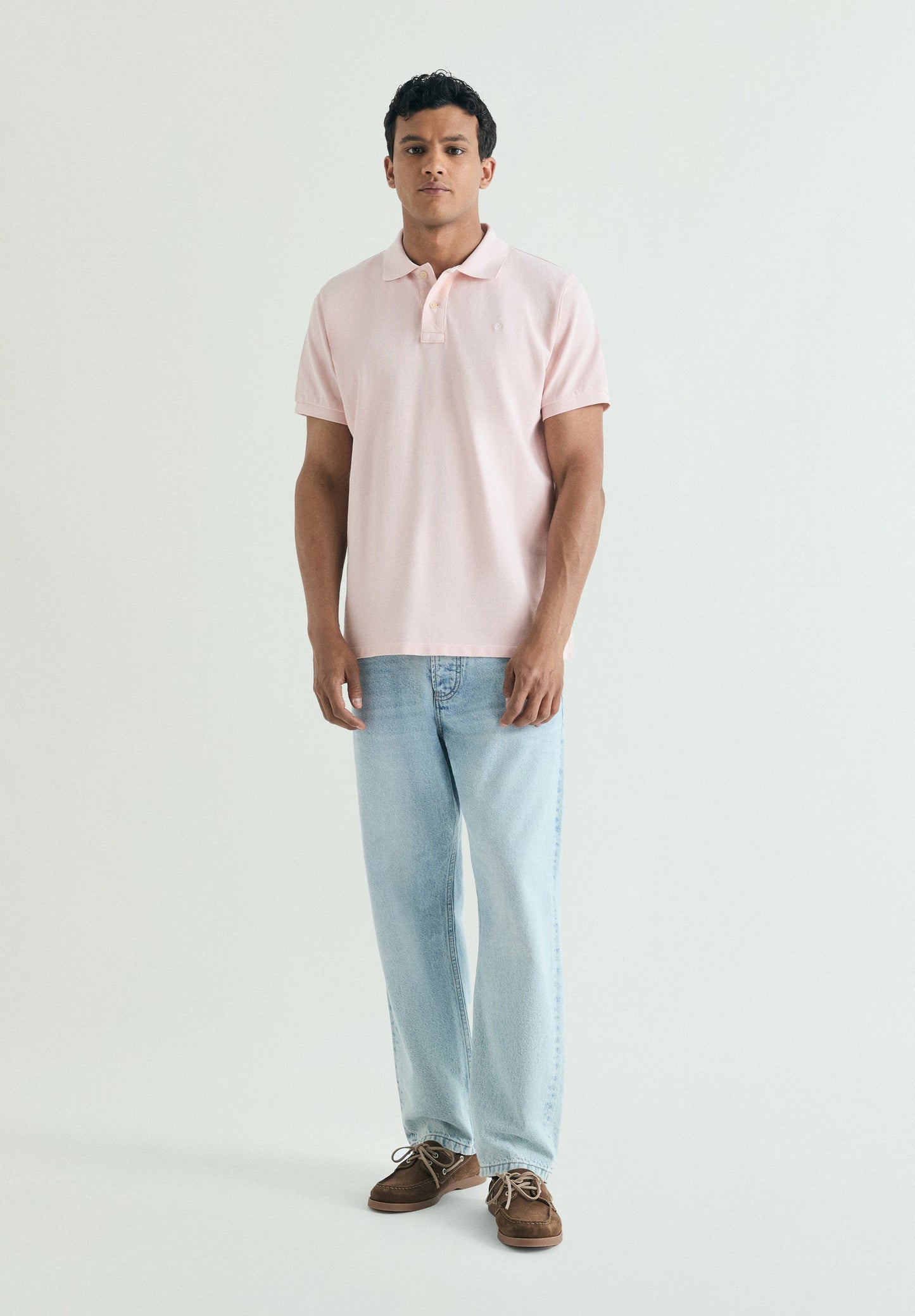PIKEE-POLOSHIRT MIT STICKEREI