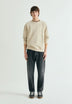 WASHED EMBROIDERED SWEATSHIRT