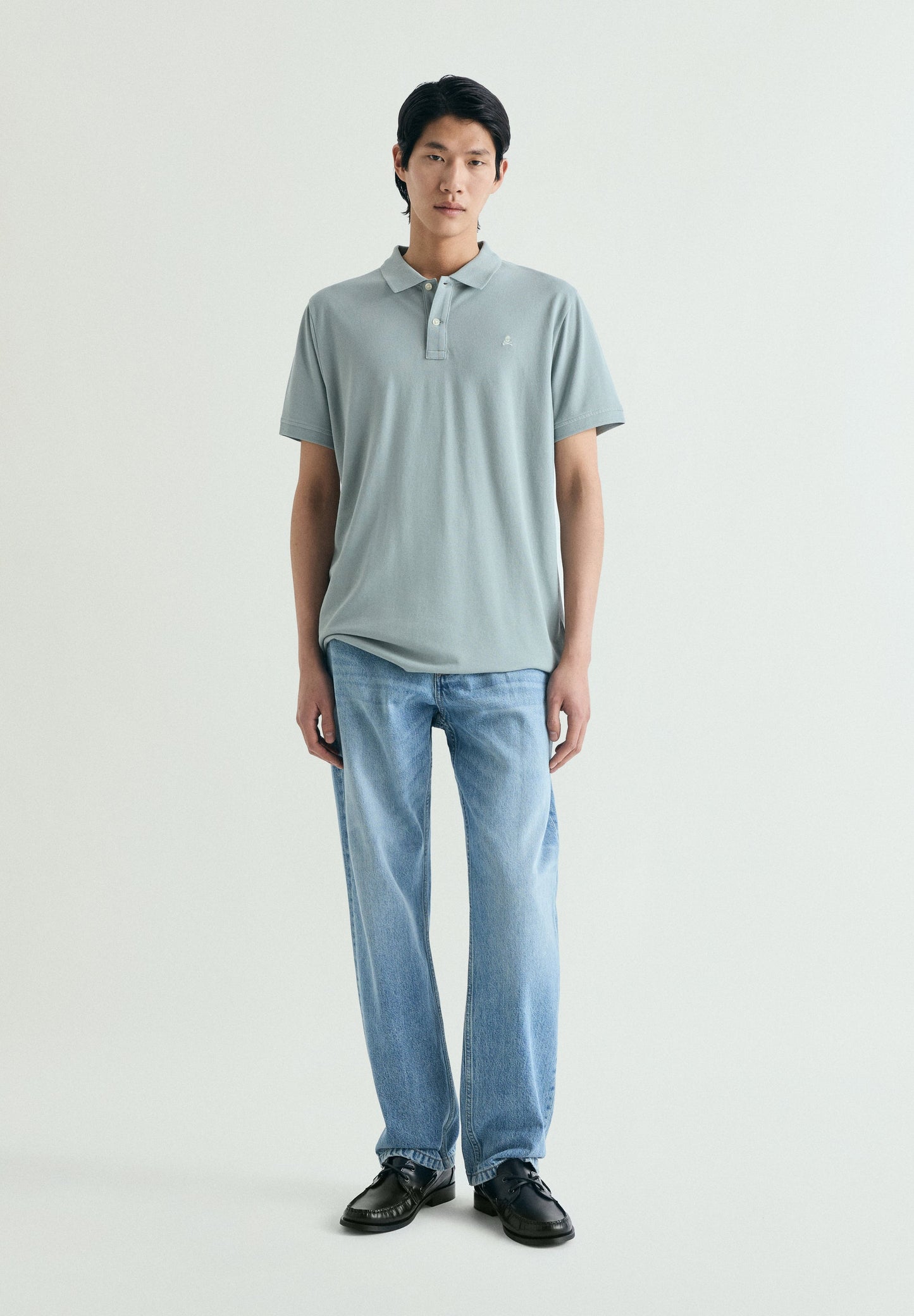 POLO PIQUÉ SKULL CONTRASTANT