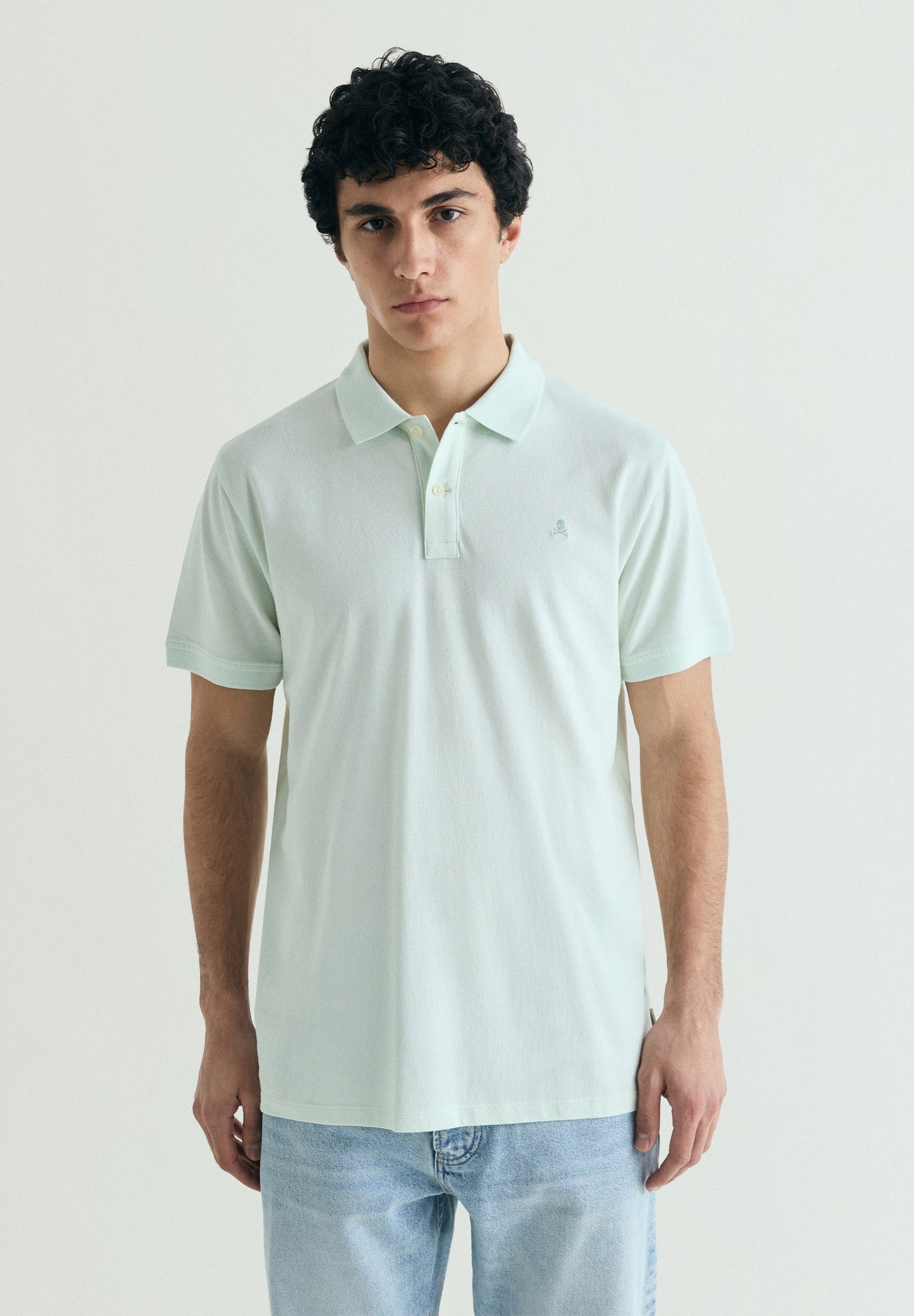 POLO PIQUÉ SKULL CONTRASTANT